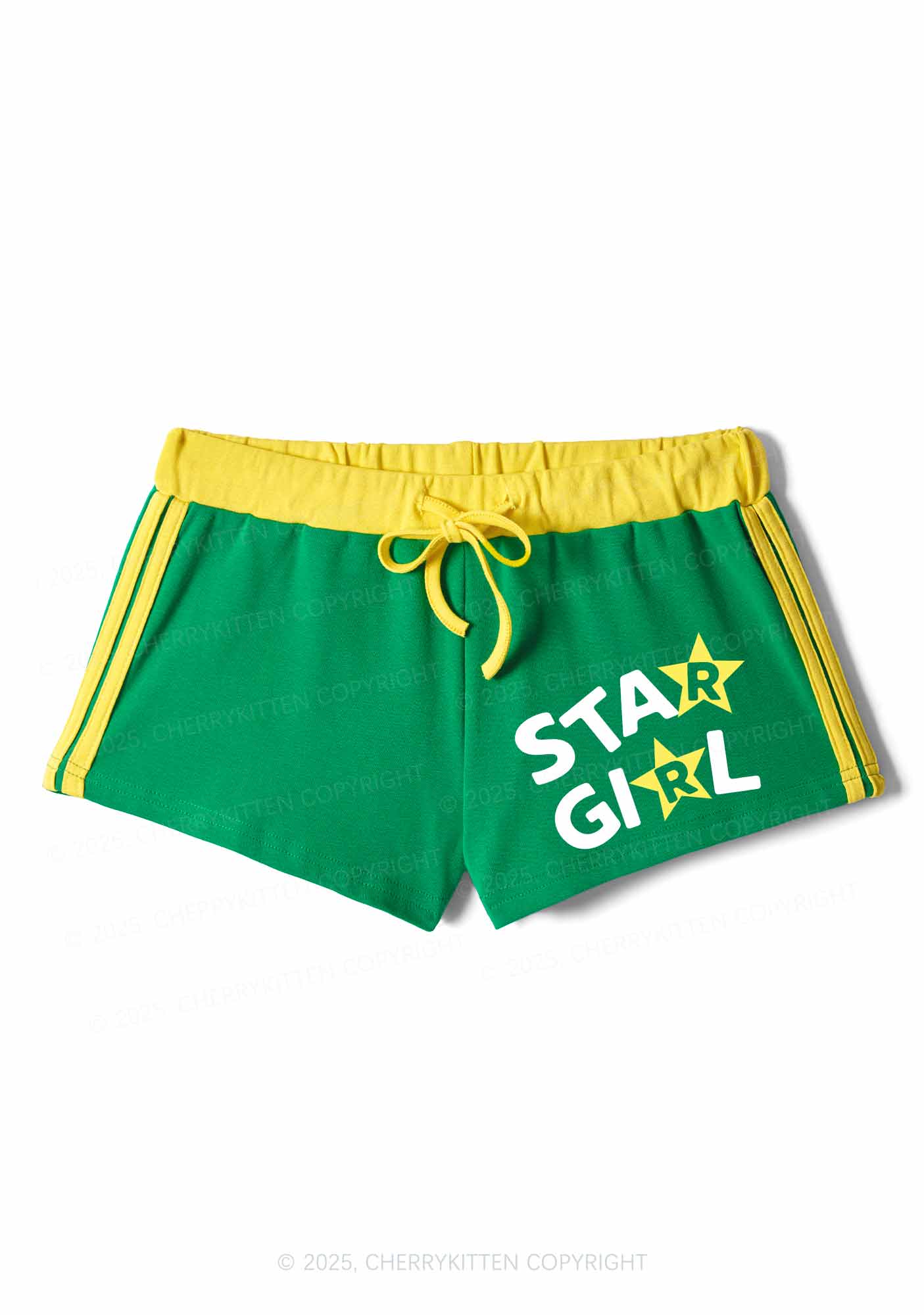 Star Girl Y2K Drawstring Mini Shorts Cherrykitten - Image 5