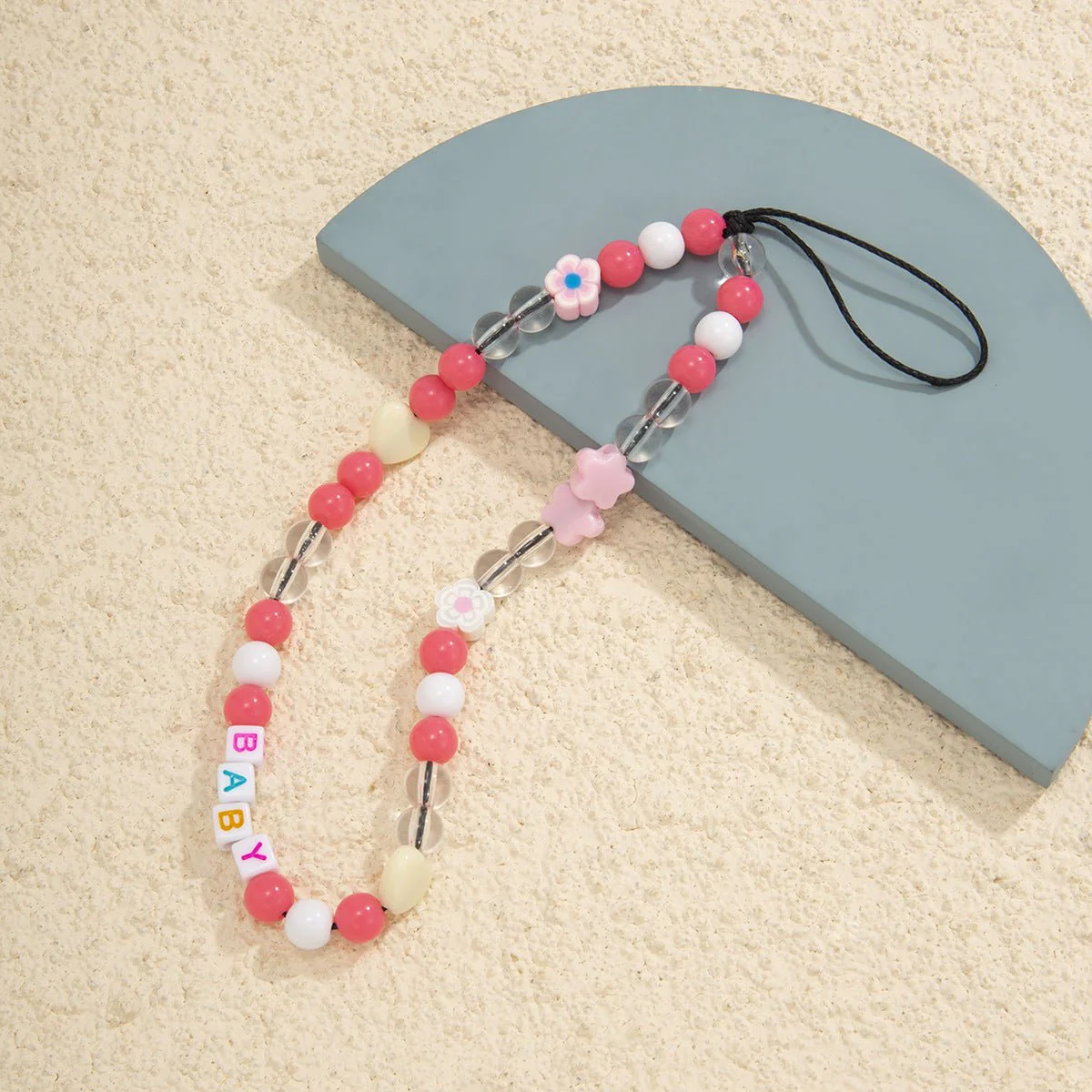 Star Mushroom Beads Phone Charm - Image 2