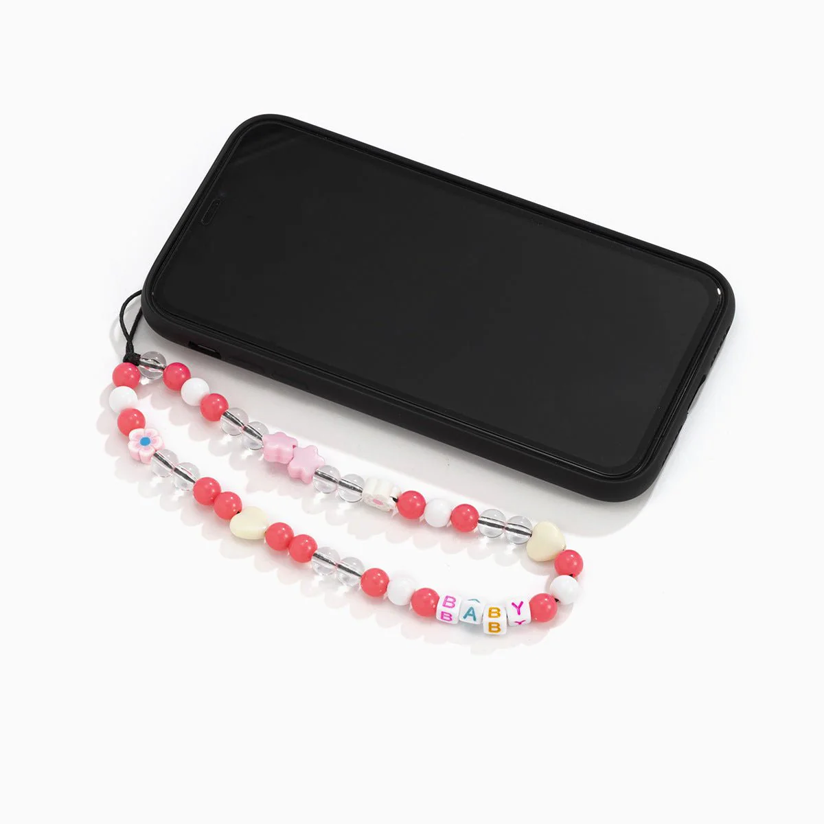 Star Mushroom Beads Phone Charm - Image 3