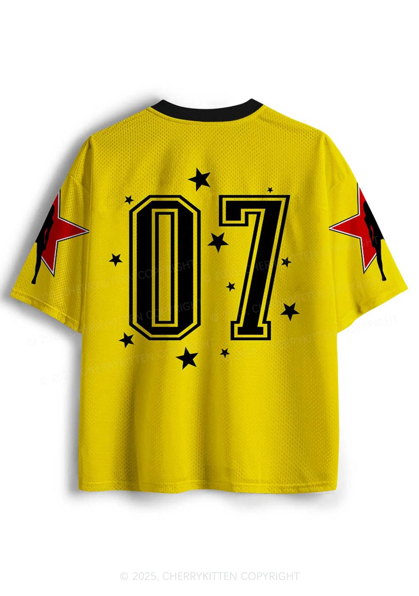 Custom Stargirl Y2K Mesh Jersey Shirts Cherrykitten - Image 5