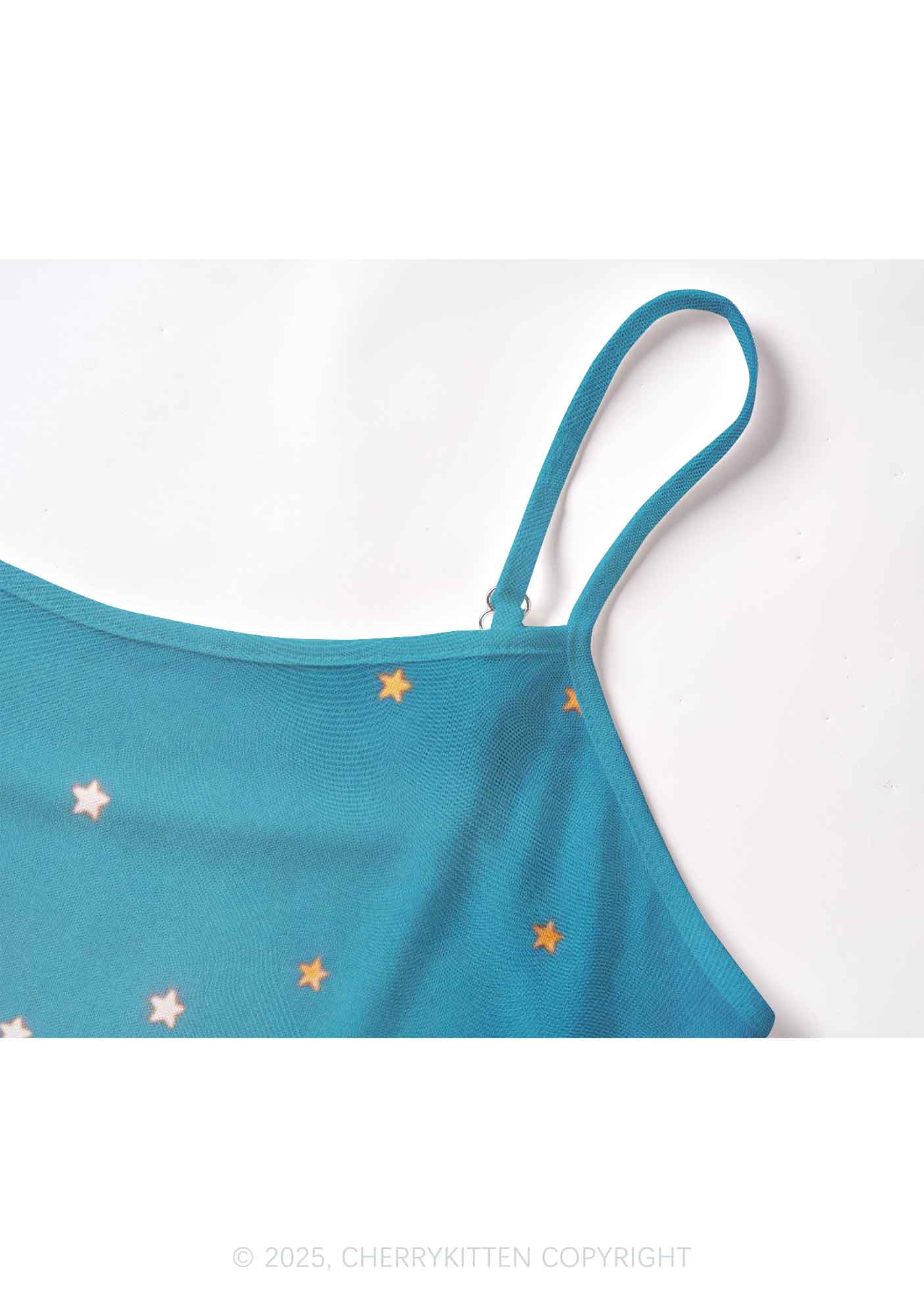 Starry Raccoon Y2K Mesh Cami Tank Cherrykitten - Image 5