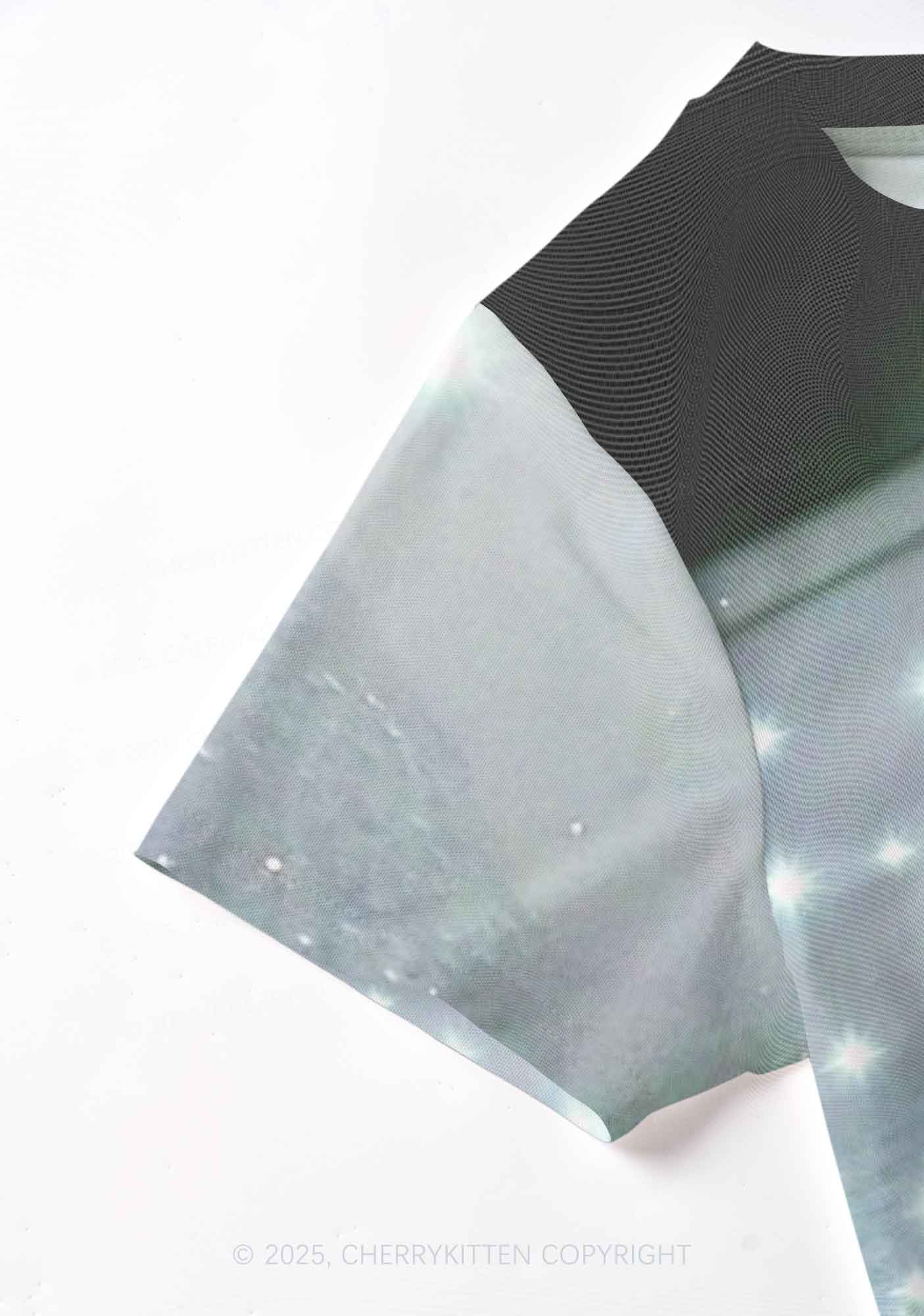 Starry Stream Y2K Mesh Crop Top Cherrykitten - Image 4