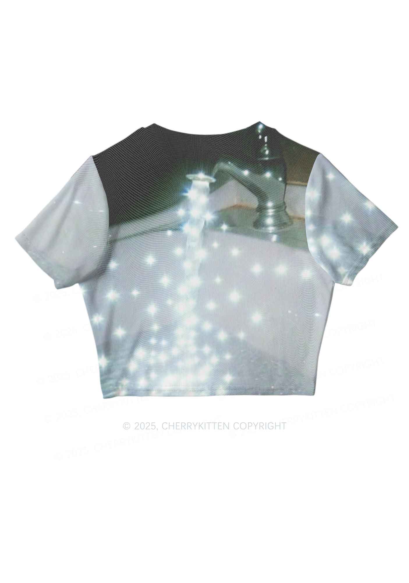 Starry Stream Y2K Mesh Crop Top Cherrykitten - Image 5