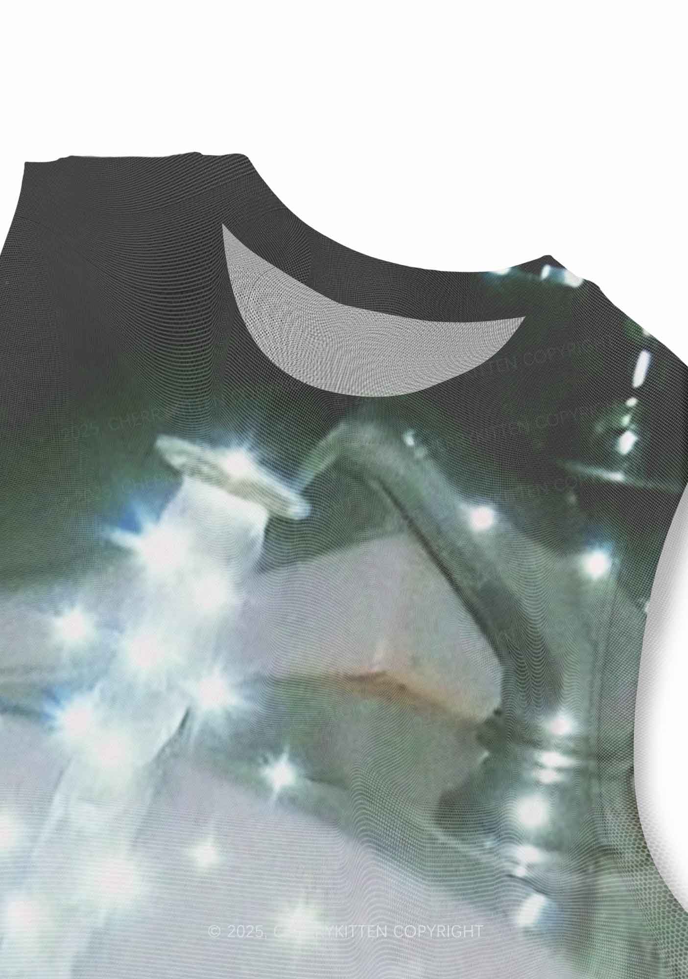 Starry Stream Y2K Mesh Muscle Tank Cherrykitten - Image 3