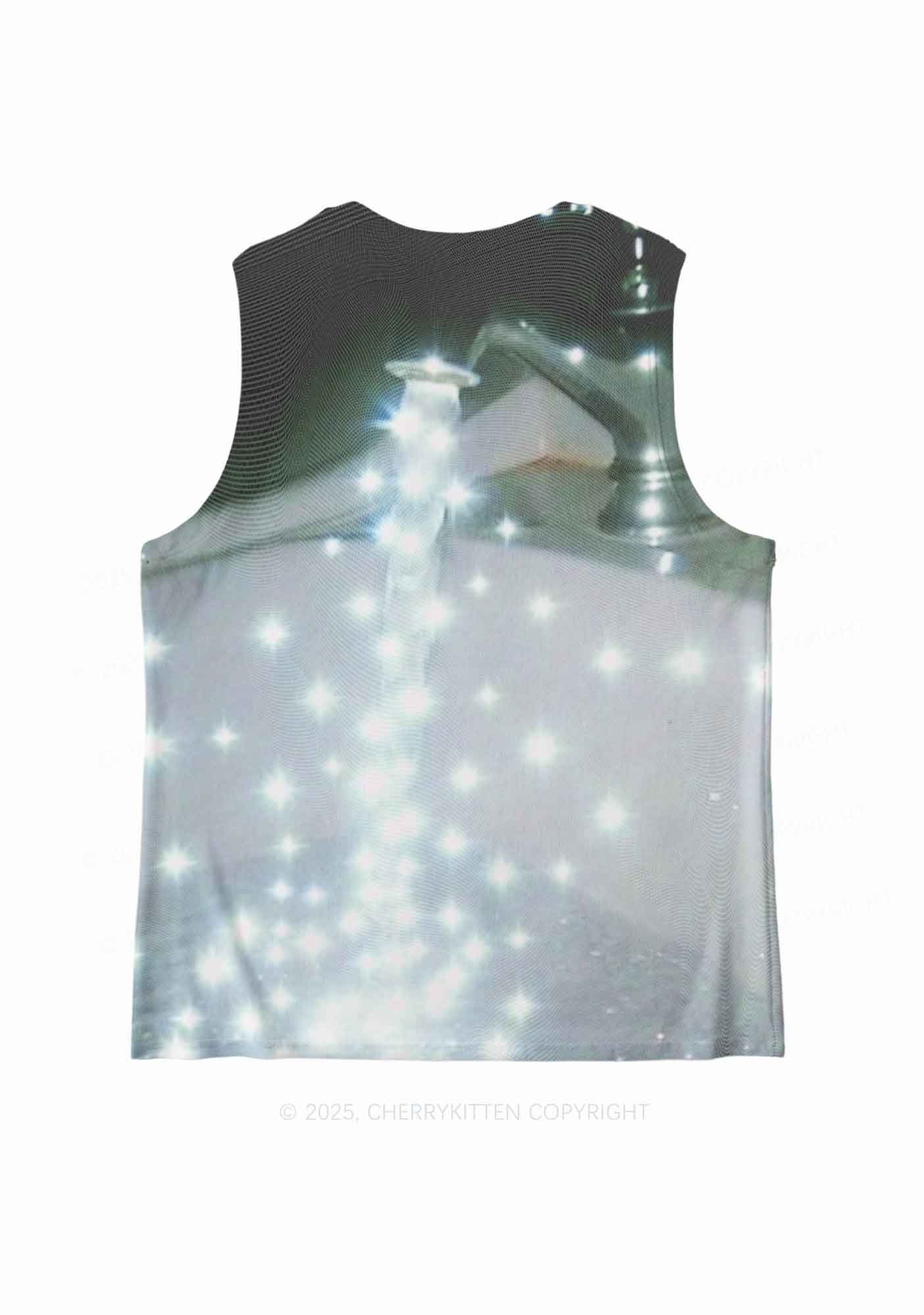 Starry Stream Y2K Mesh Muscle Tank Cherrykitten - Image 4