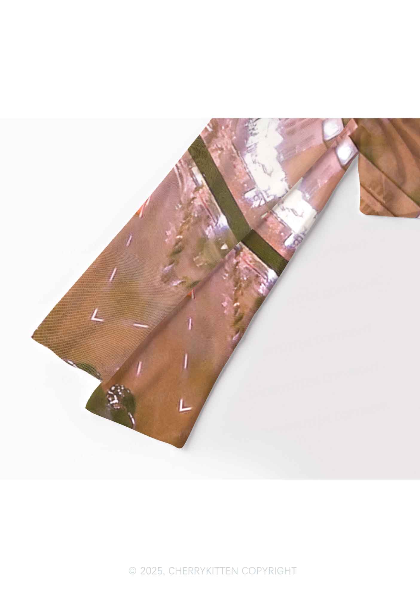 Statue Of Liberty Y2K Mesh Long Sleeve Crop Top Cherrykitten - Image 3