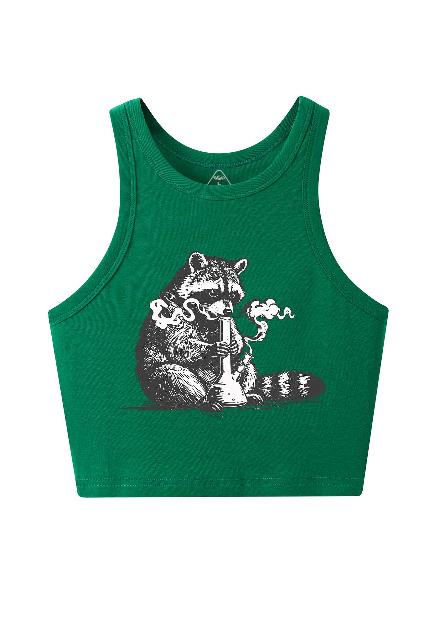 Stoned Raccoon Y2K Crop Tank Top Cherrykitten - Image 6