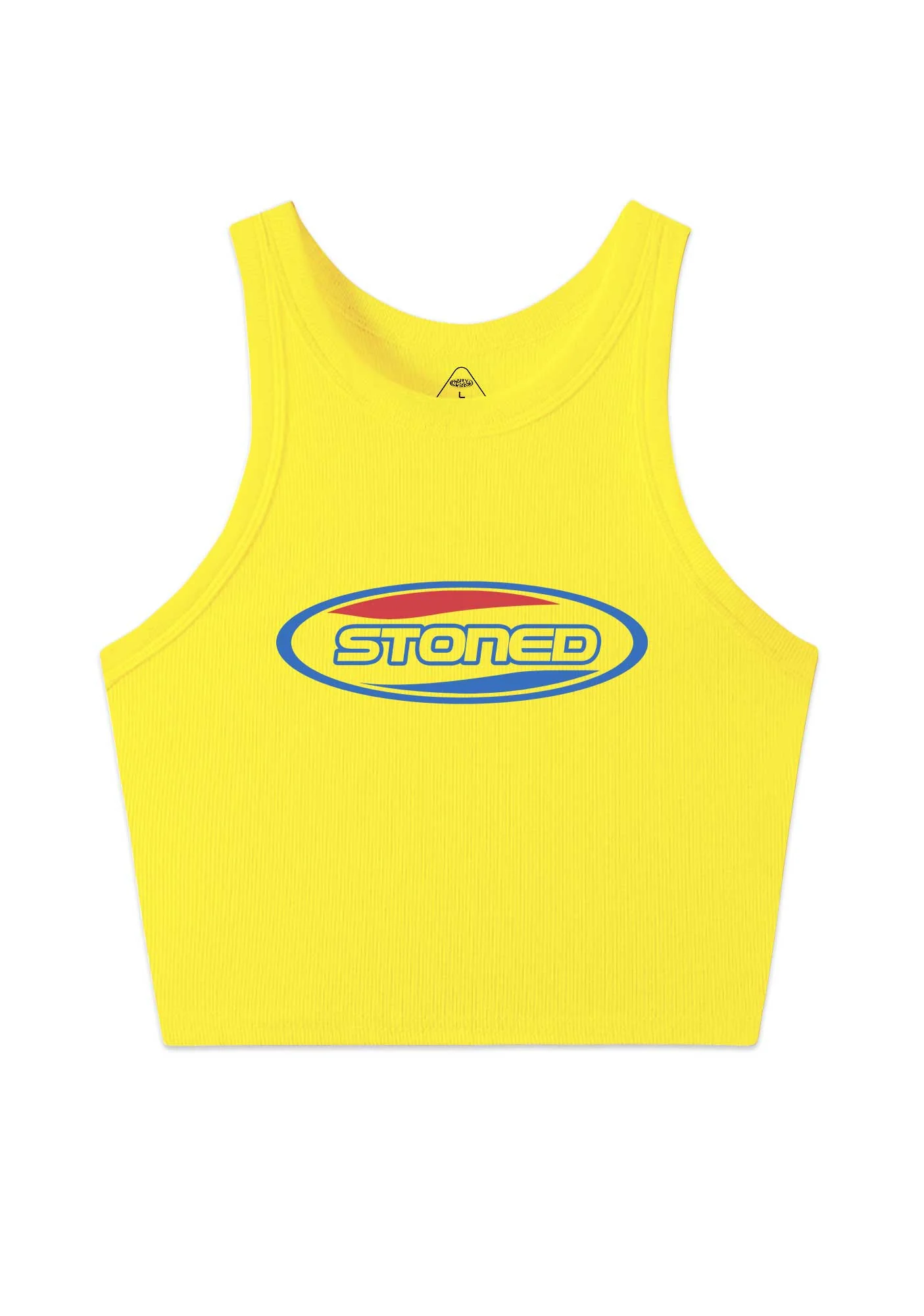 Stoned Slogan Y2K Crop Tank Top Cherrykitten - Image 10