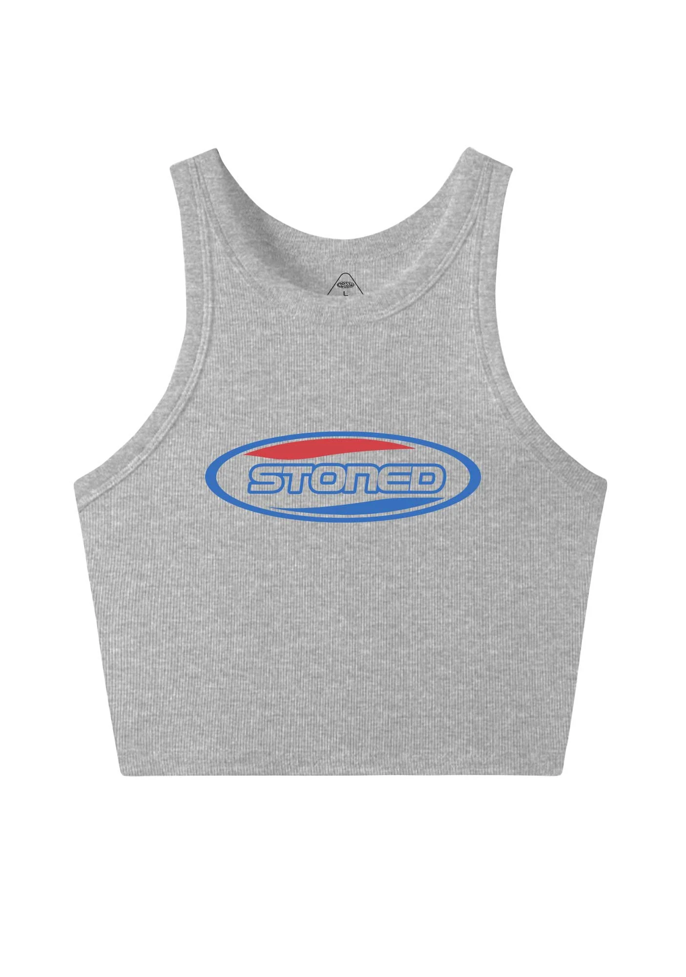 Stoned Slogan Y2K Crop Tank Top Cherrykitten - Image 6