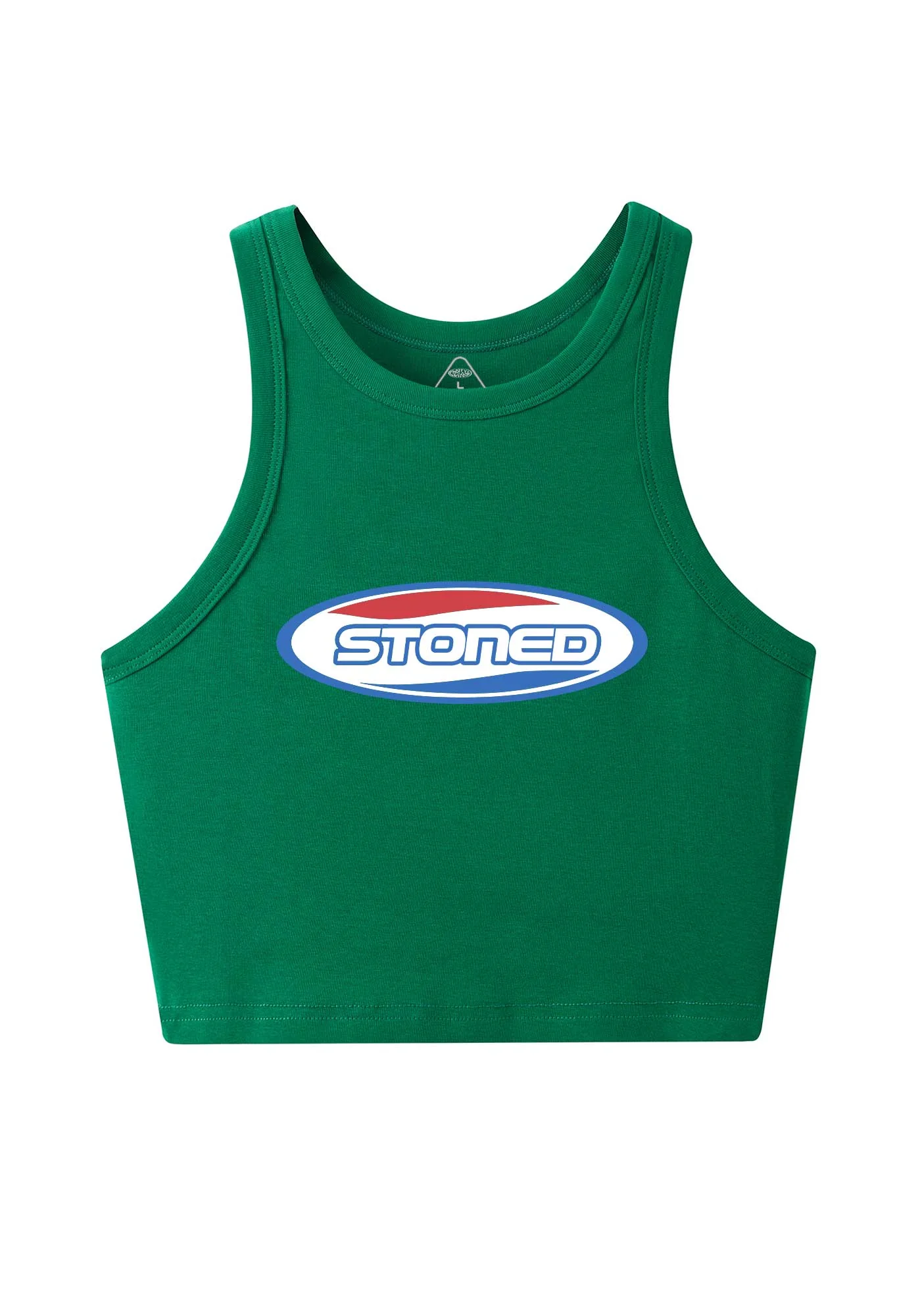 Stoned Slogan Y2K Crop Tank Top Cherrykitten - Image 9
