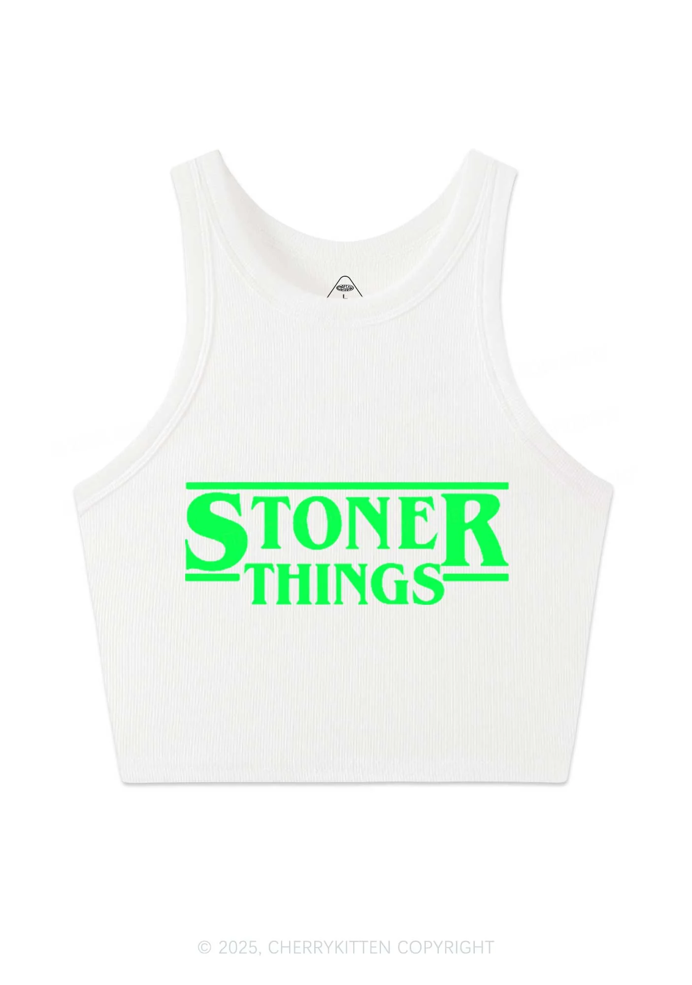 Stoner Things Y2K Crop Tank Top Cherrykitten - Image 3