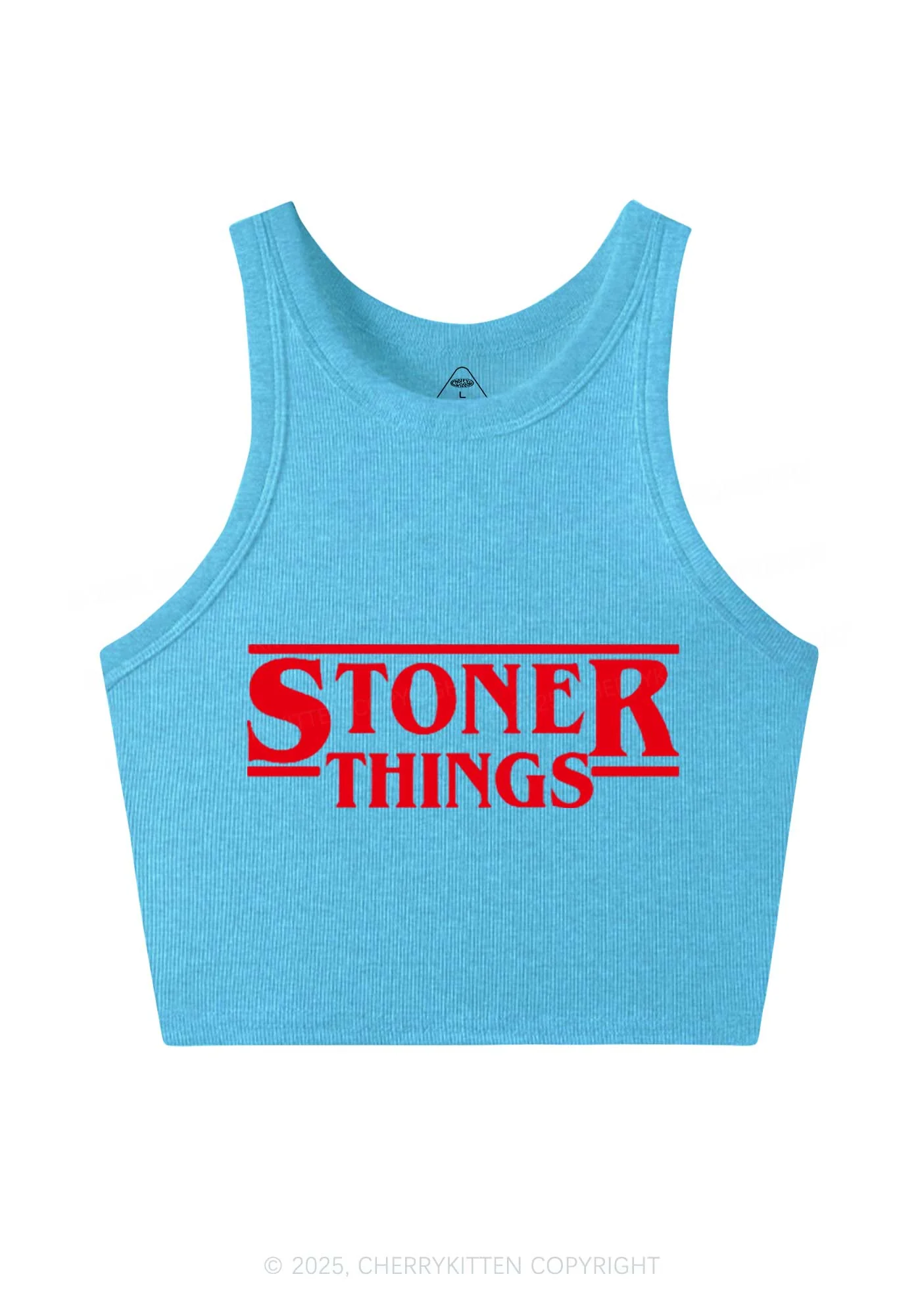 Stoner Things Y2K Crop Tank Top Cherrykitten - Image 5