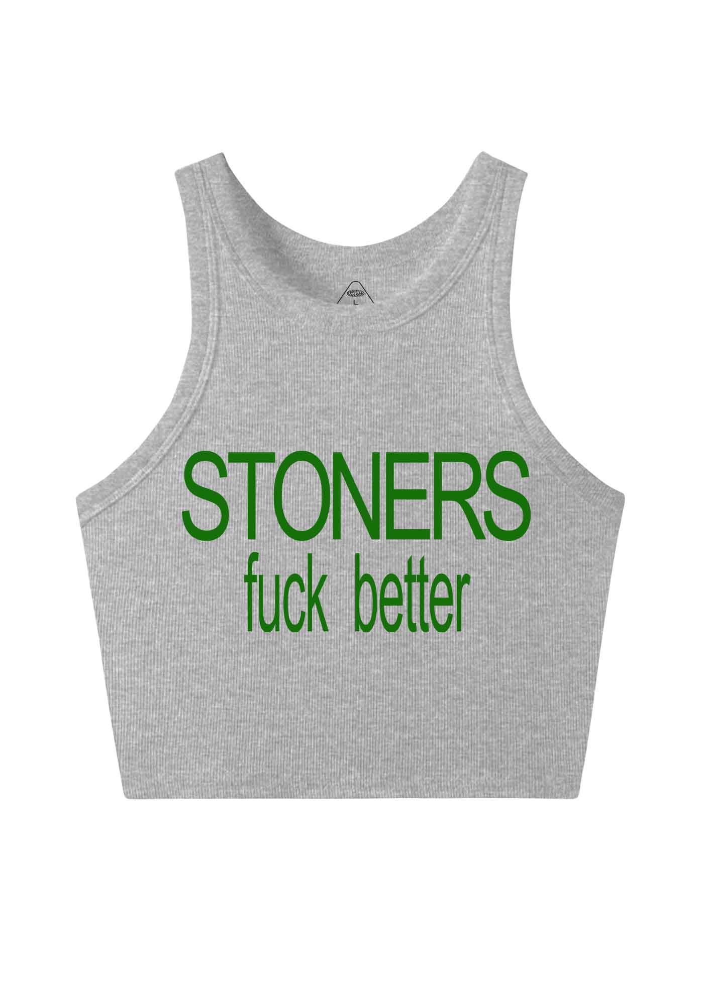 Stoners Fxxk Better Y2K Crop Tank Top Cherrykitten - Image 9