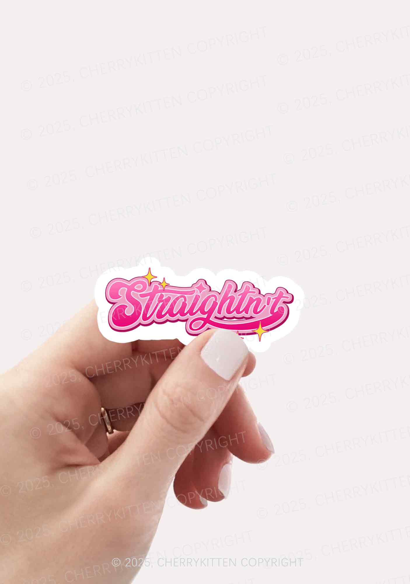 Straightnt Pride 1Pc Y2K Sticker Cherrykitten - Image 2