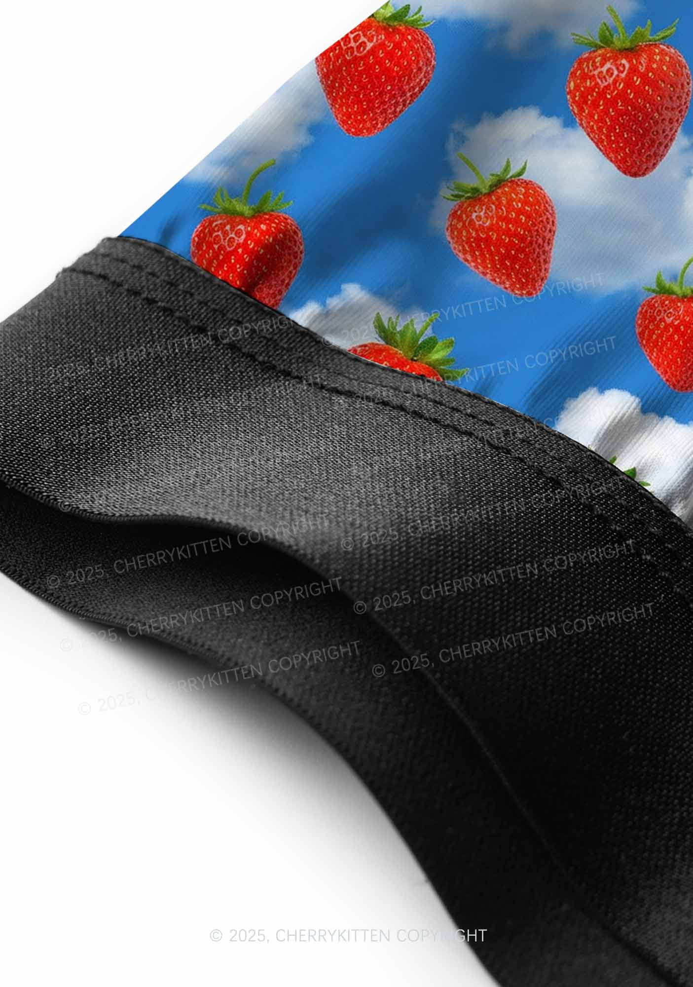 Strawberry Clouds Y2K Print Men Boxer Briefs Cherrykitten - Image 5