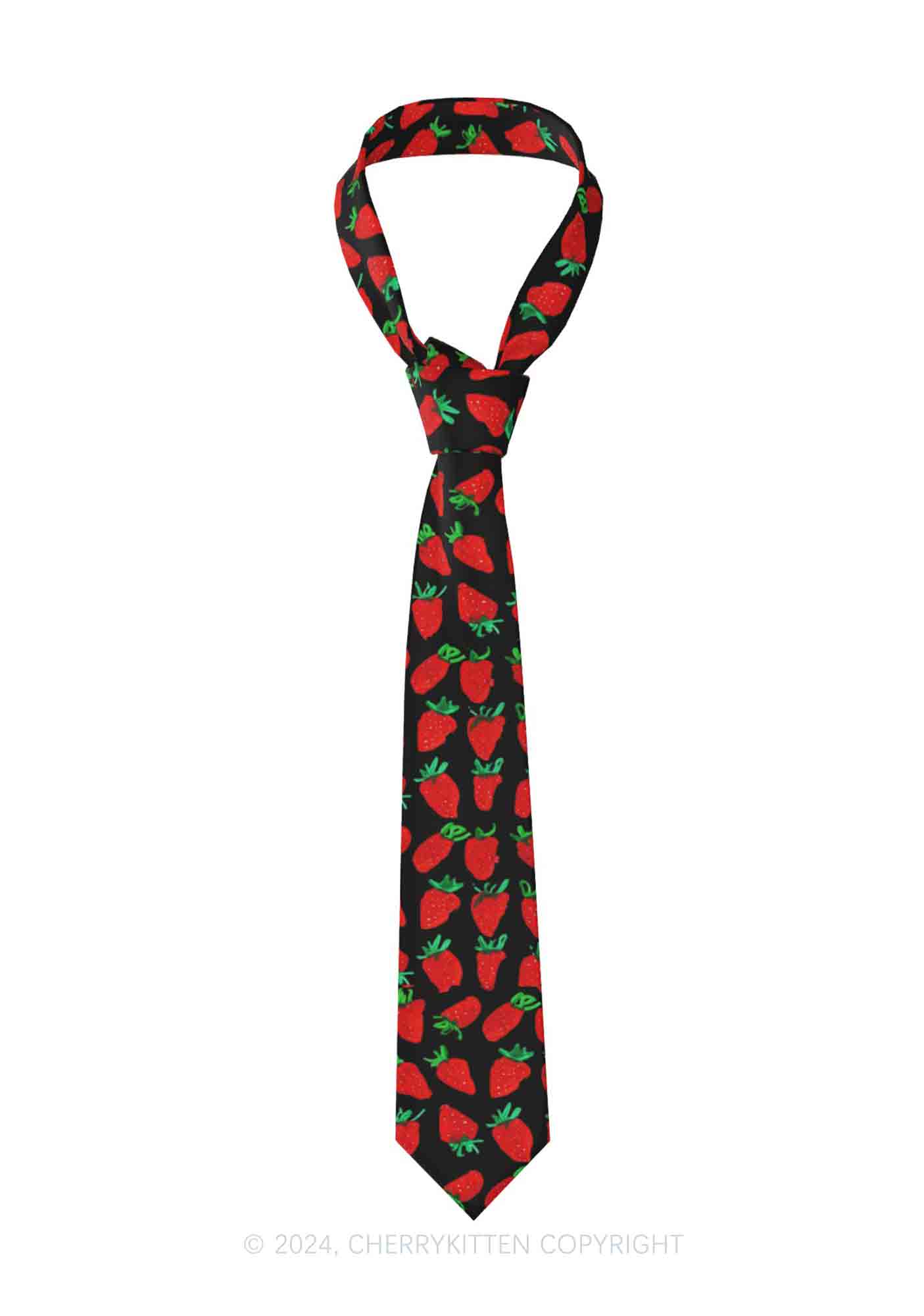 Strawberry Y2K Necktie Cherrykitten - Image 3