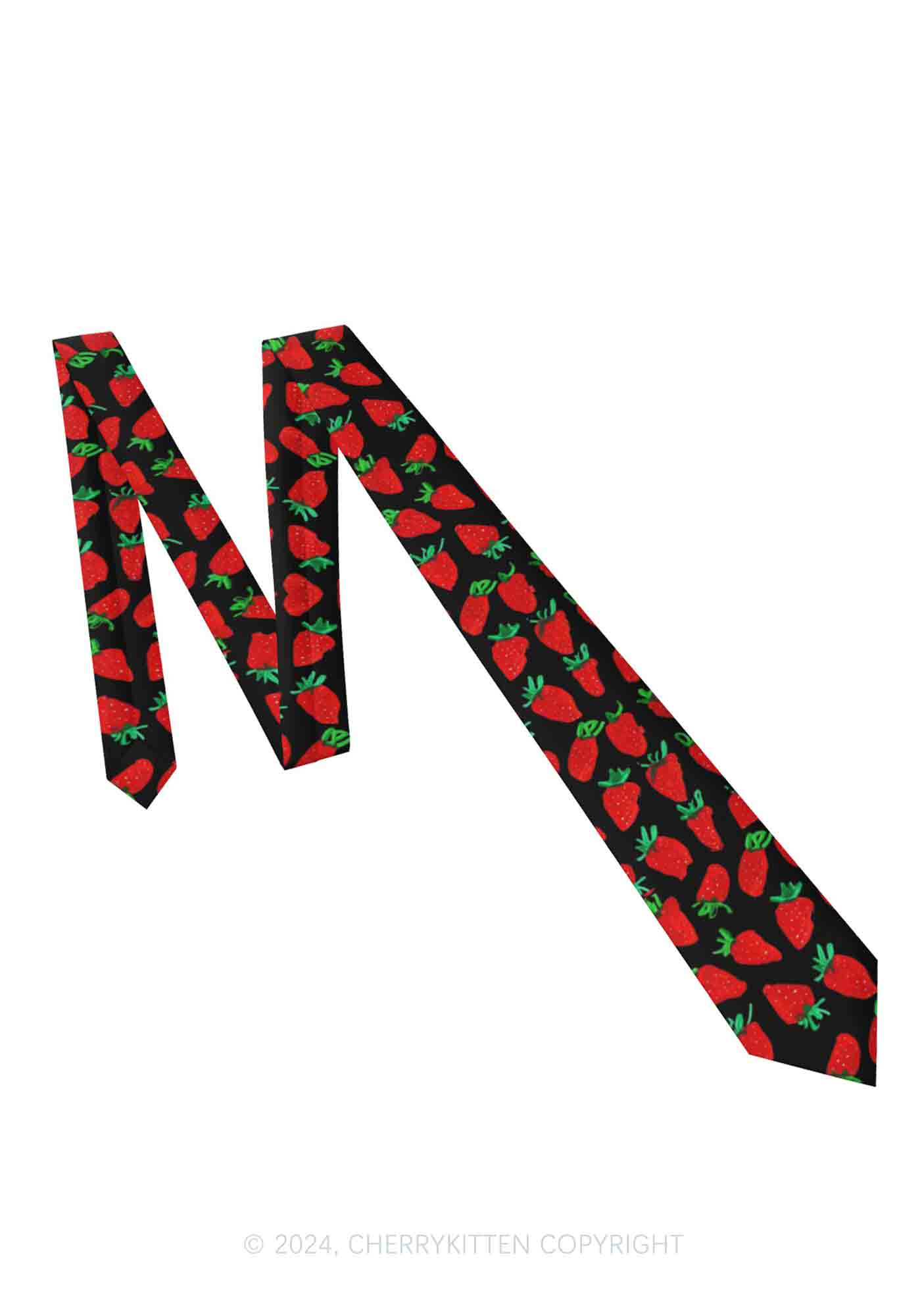 Strawberry Y2K Necktie Cherrykitten - Image 4