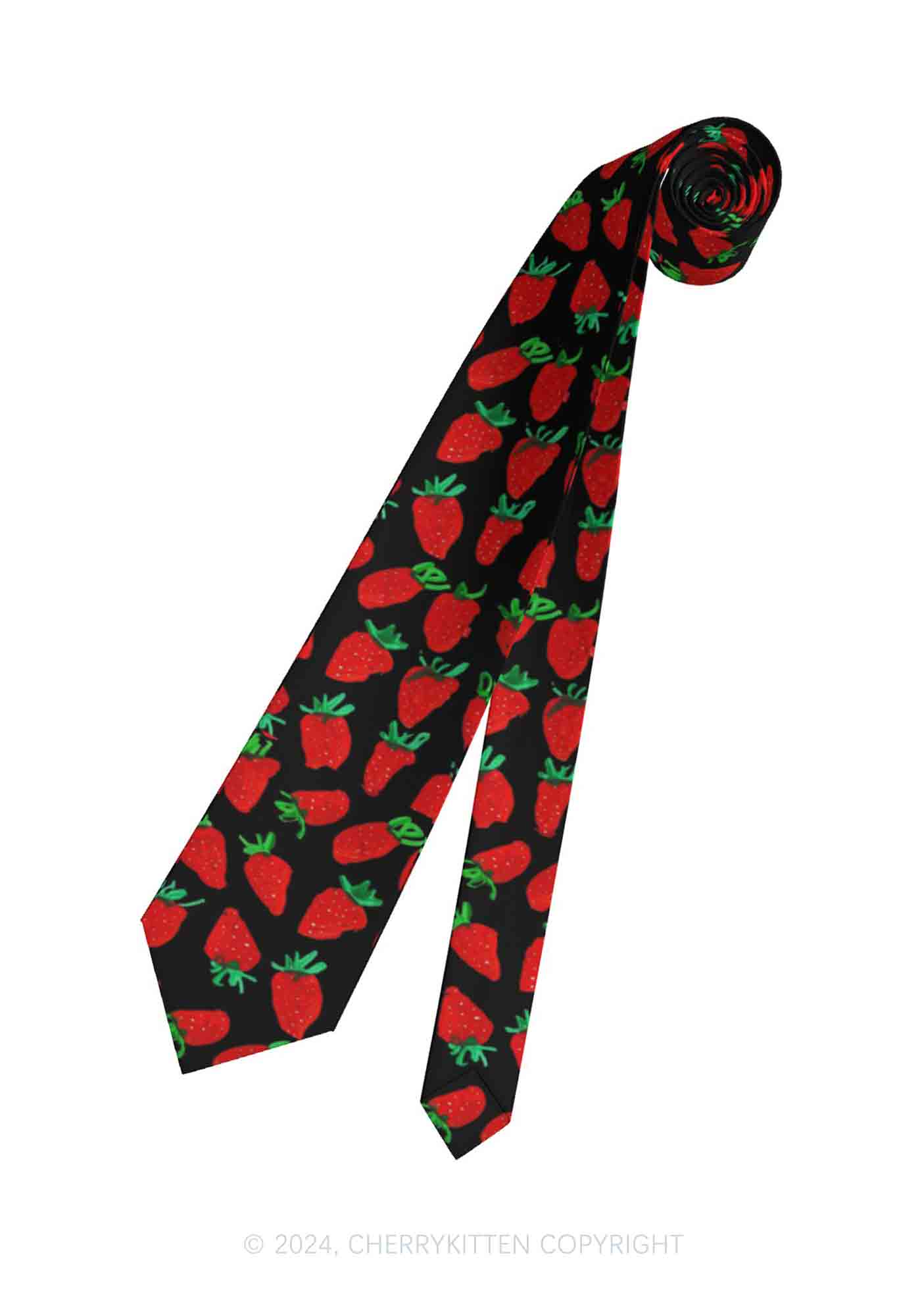 Strawberry Y2K Necktie Cherrykitten - Image 5