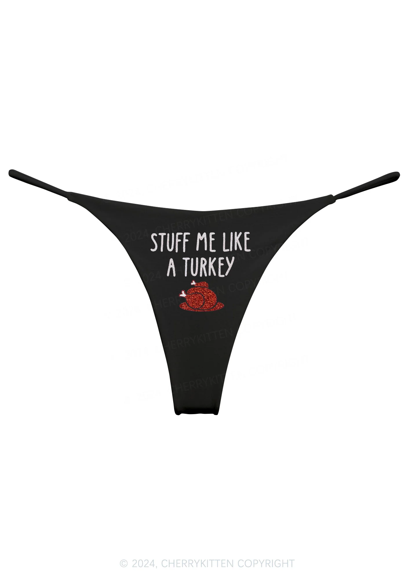 Stuff Me Like Turkey Y2K Bikini String Thong Cherrykitten - Image 4