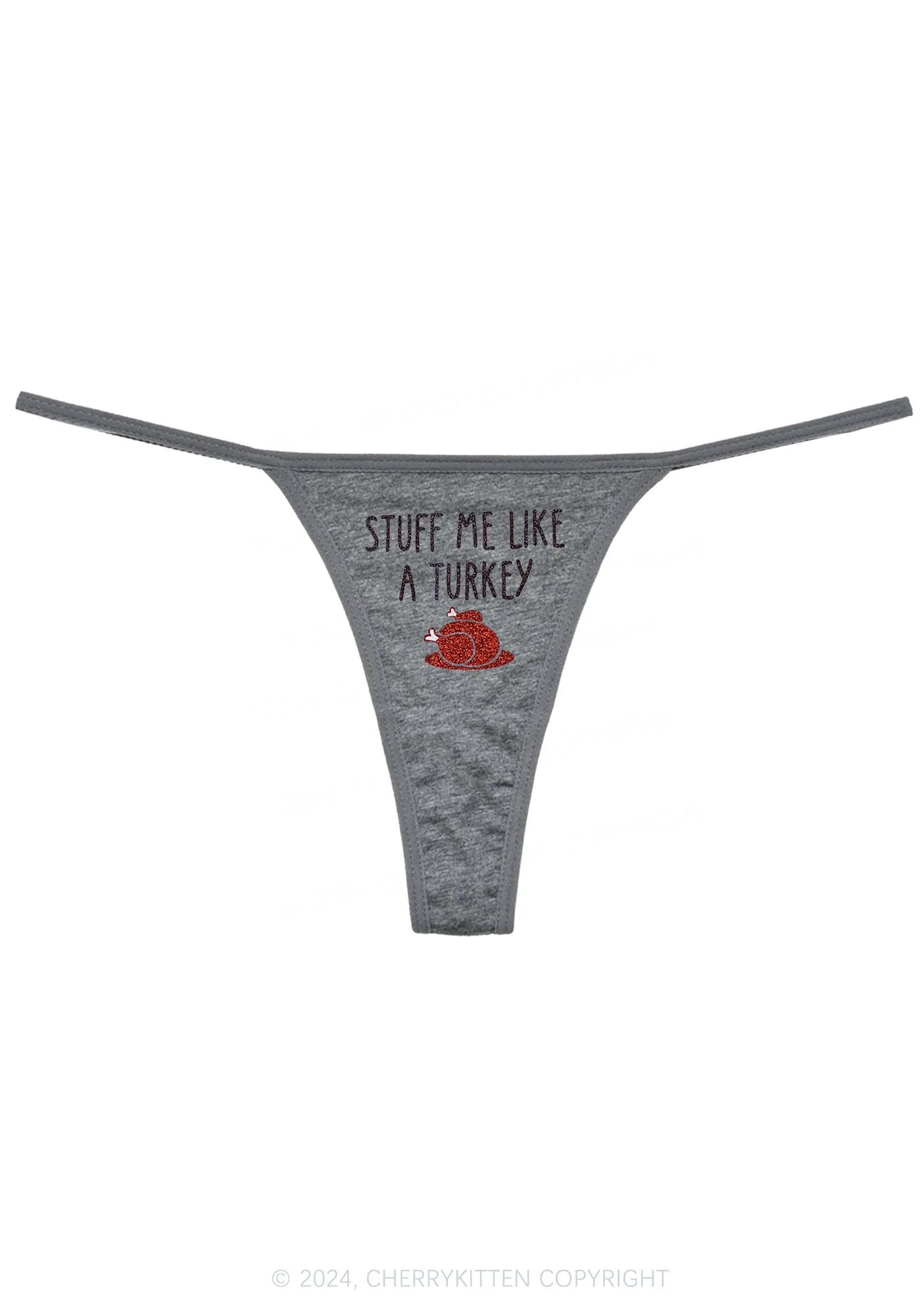 Stuff Me Like Turkey Y2K Flat String Thong Cherrykitten - Image 7