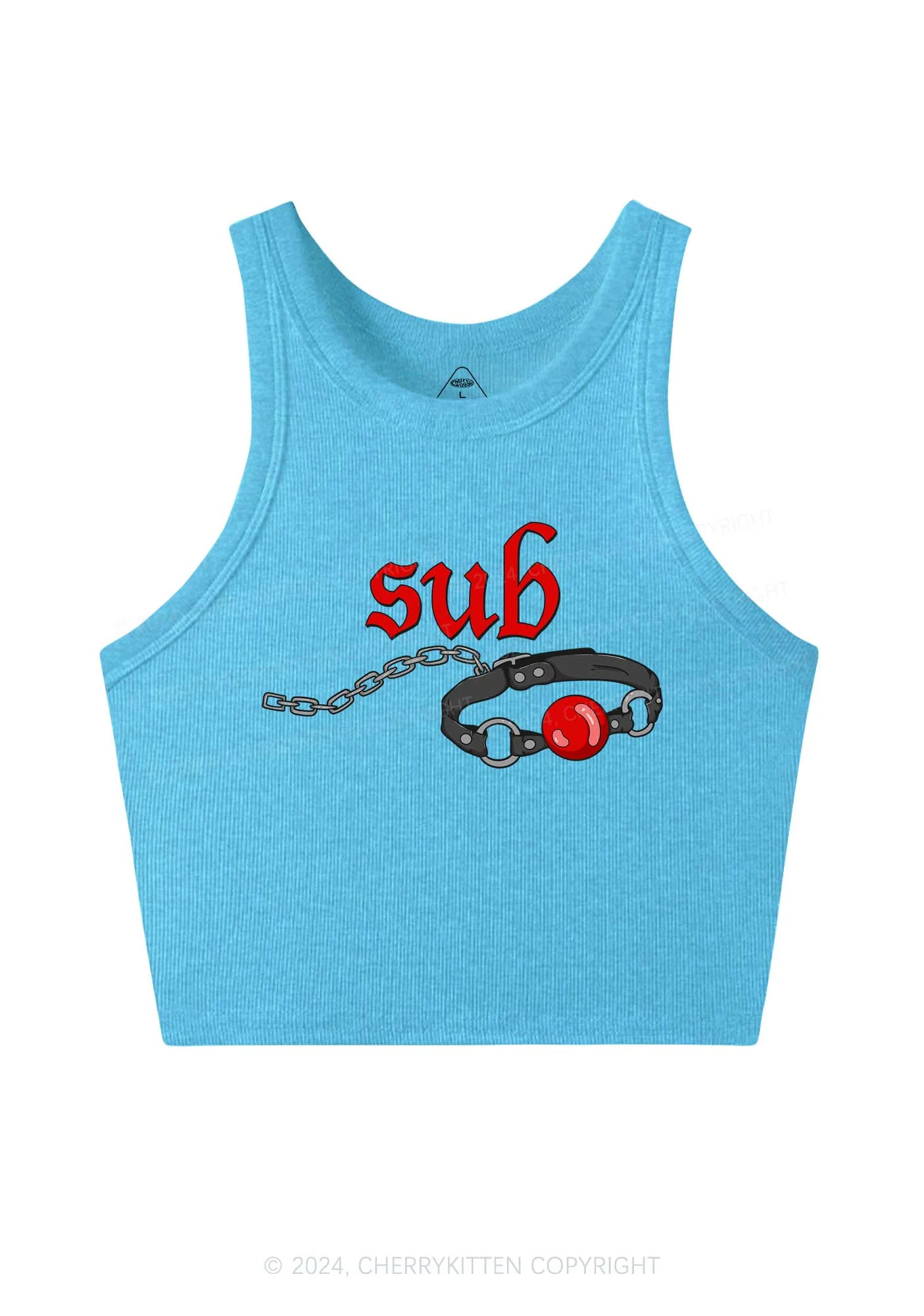 Sub Handcuffs Y2K Crop Tank Top Cherrykitten - Image 5