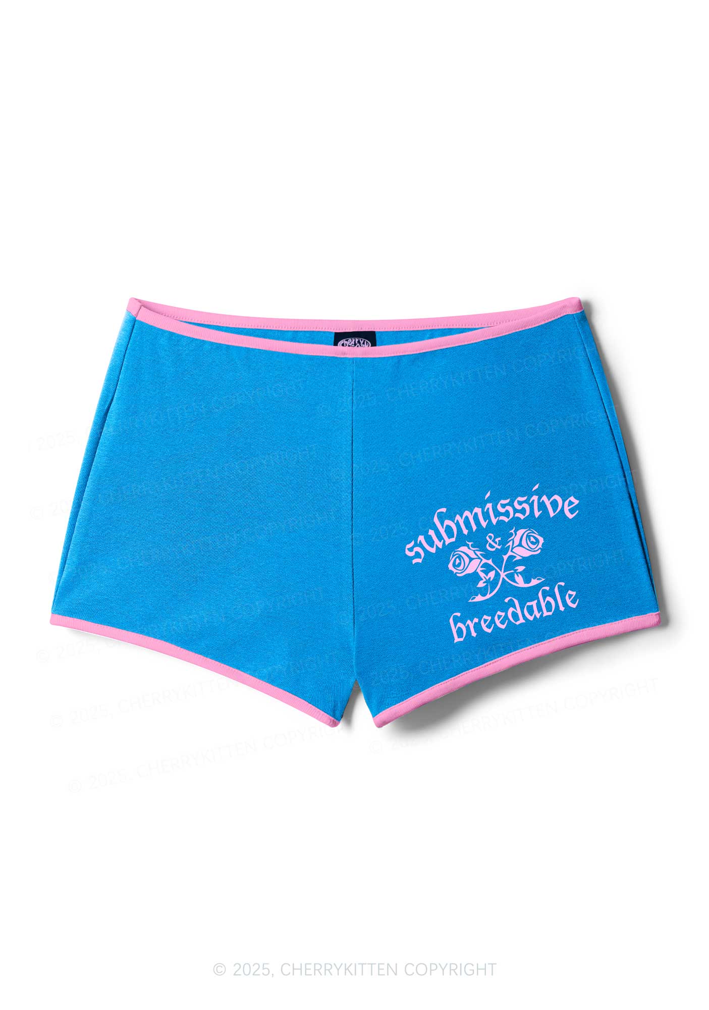 Submissive And Breedable Y2K Booty Shorts Cherrykitten - Image 3