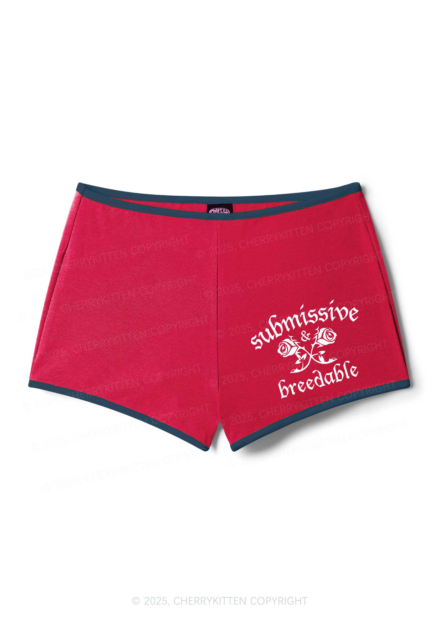 Submissive And Breedable Y2K Booty Shorts Cherrykitten - Image 5