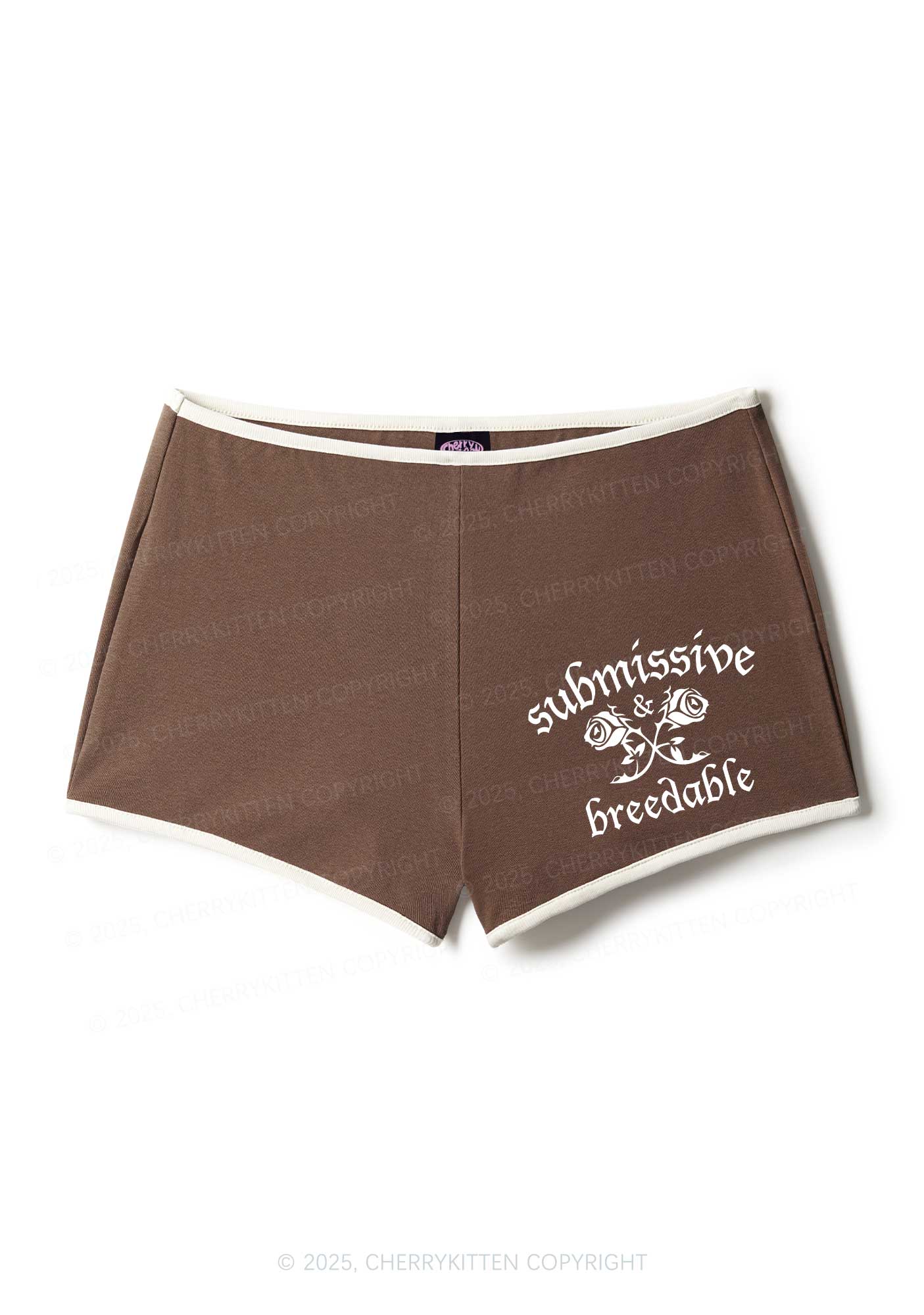 Submissive And Breedable Y2K Booty Shorts Cherrykitten - Image 6