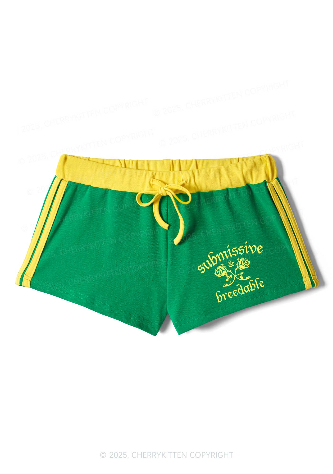 Submissive And Breedable Y2K Drawstring Mini Shorts Cherrykitten - Image 6