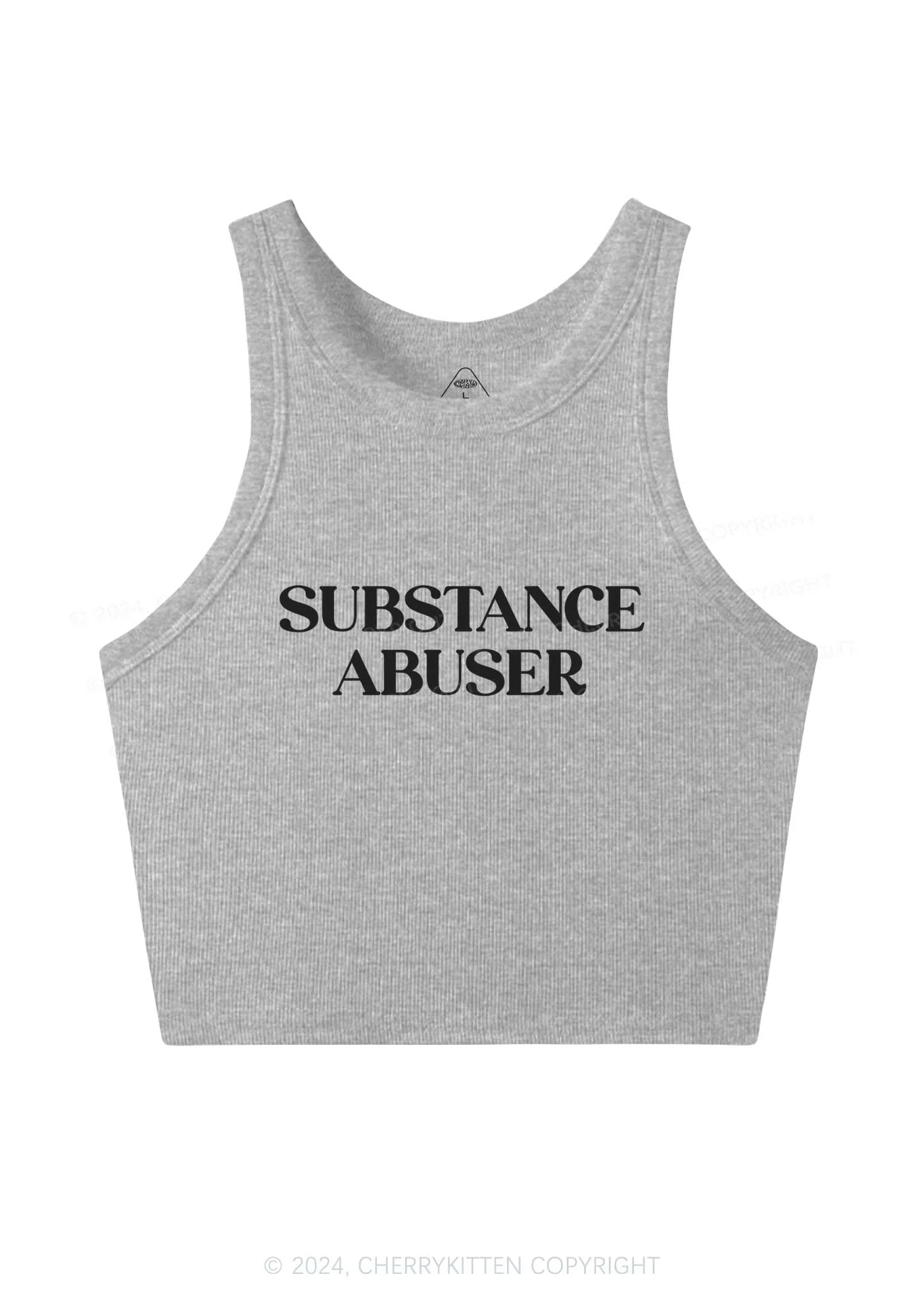 Substance Abuser Y2K Crop Tank Top Cherrykitten - Image 4
