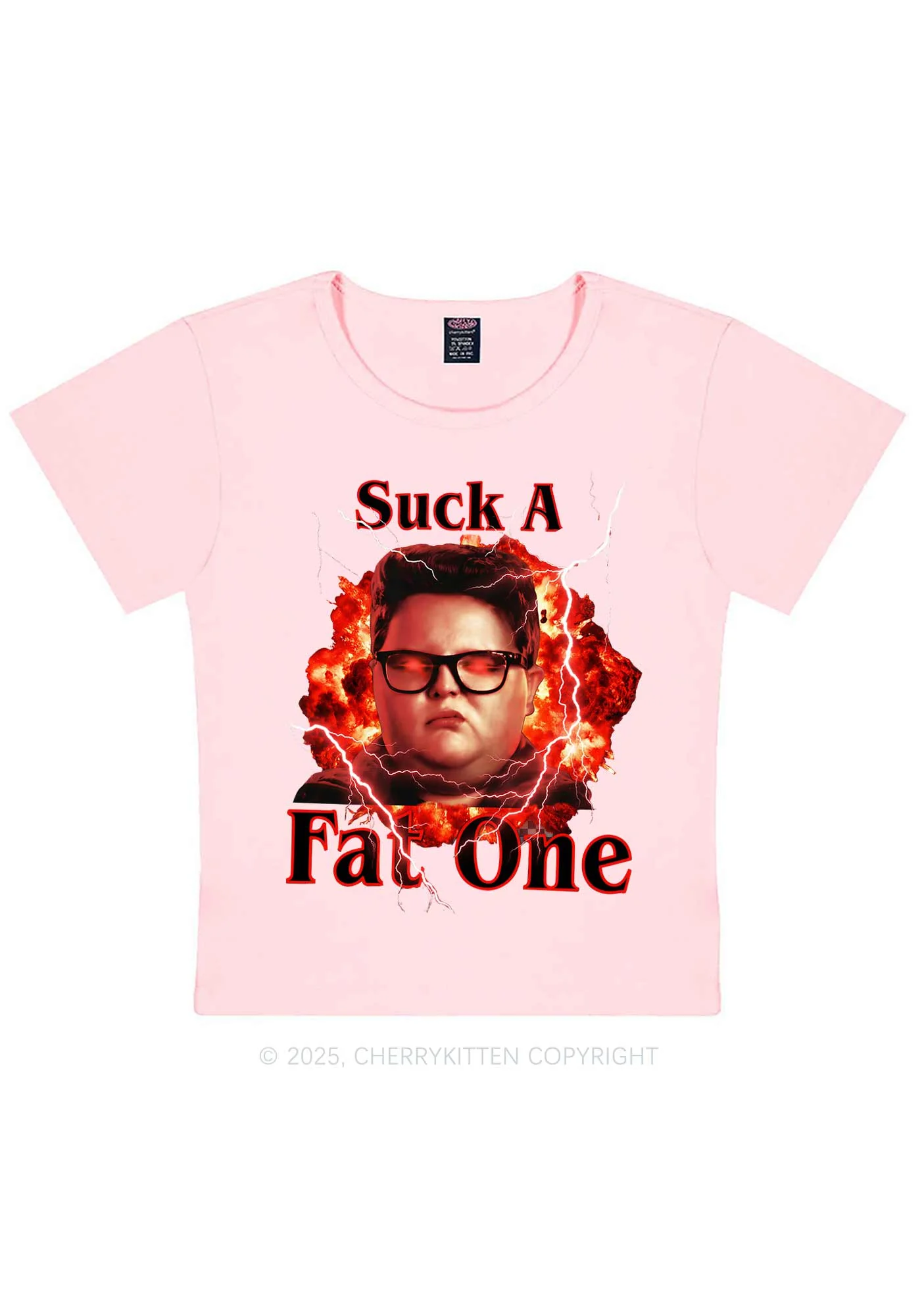 Suck A Fat One Y2K Baby Tee Cherrykitten - Image 10