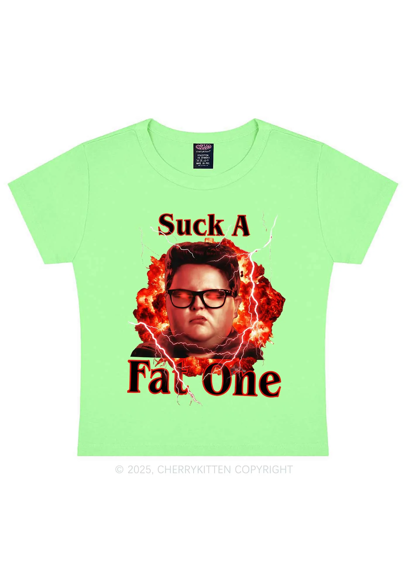 Suck A Fat One Y2K Baby Tee Cherrykitten - Image 11