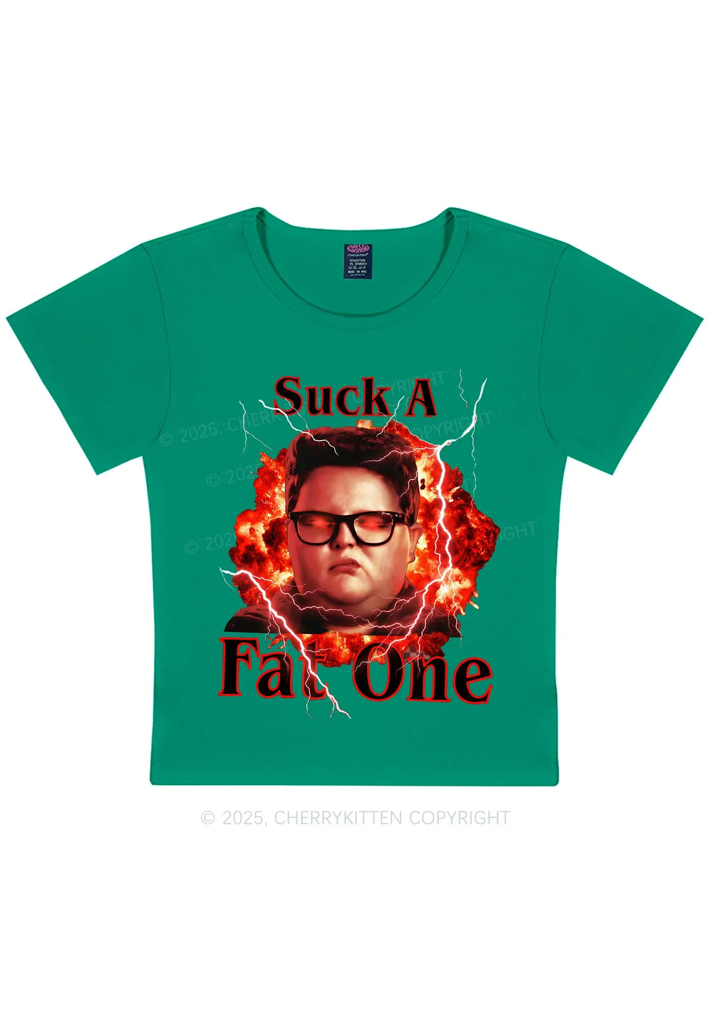 Suck A Fat One Y2K Baby Tee Cherrykitten - Image 12
