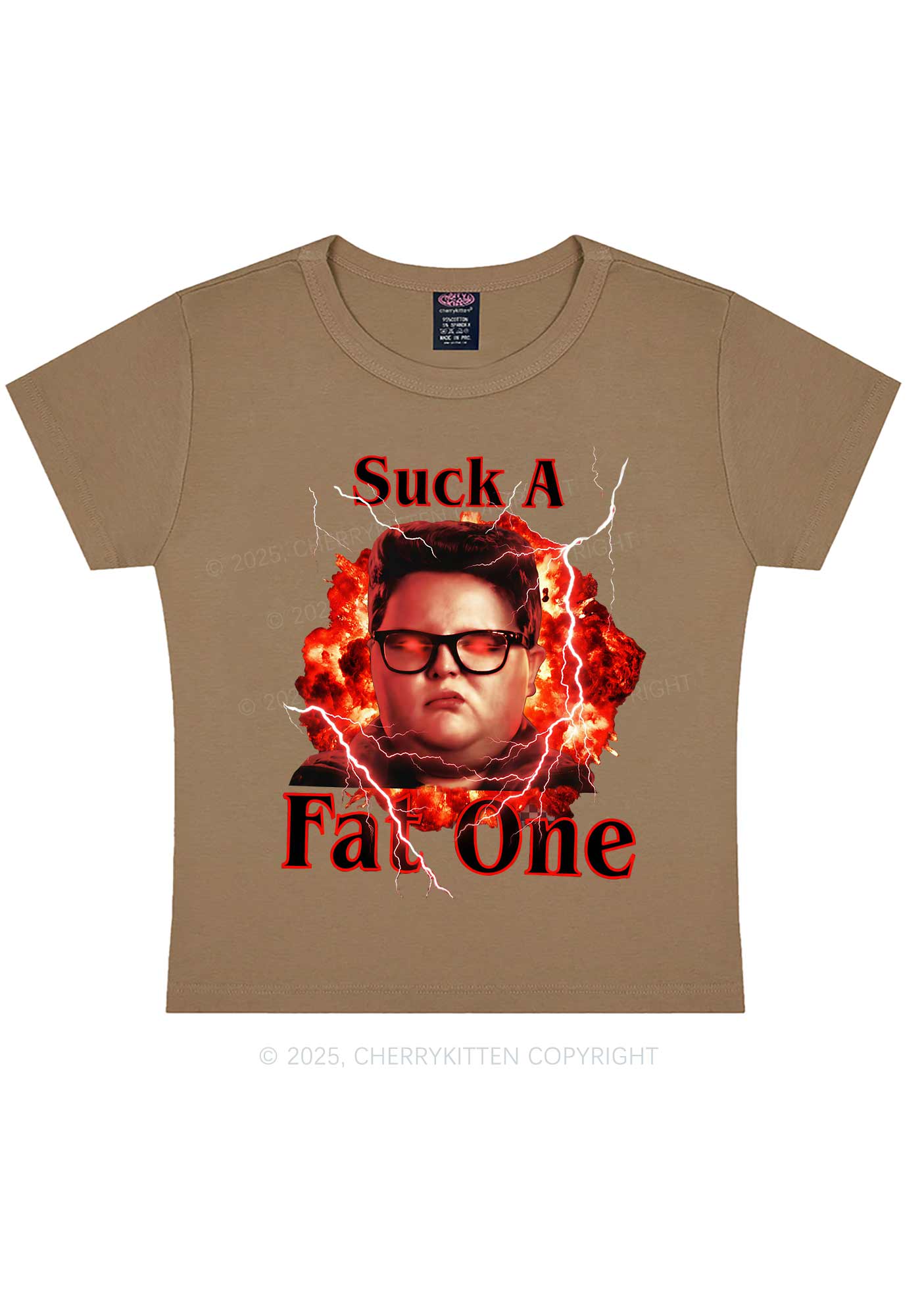 Suck A Fat One Y2K Baby Tee Cherrykitten - Image 9