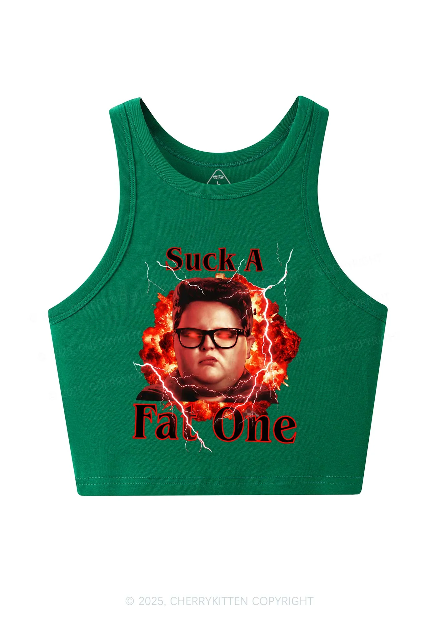 Suck A Fat One Y2K Crop Tank Top Cherrykitten - Image 6