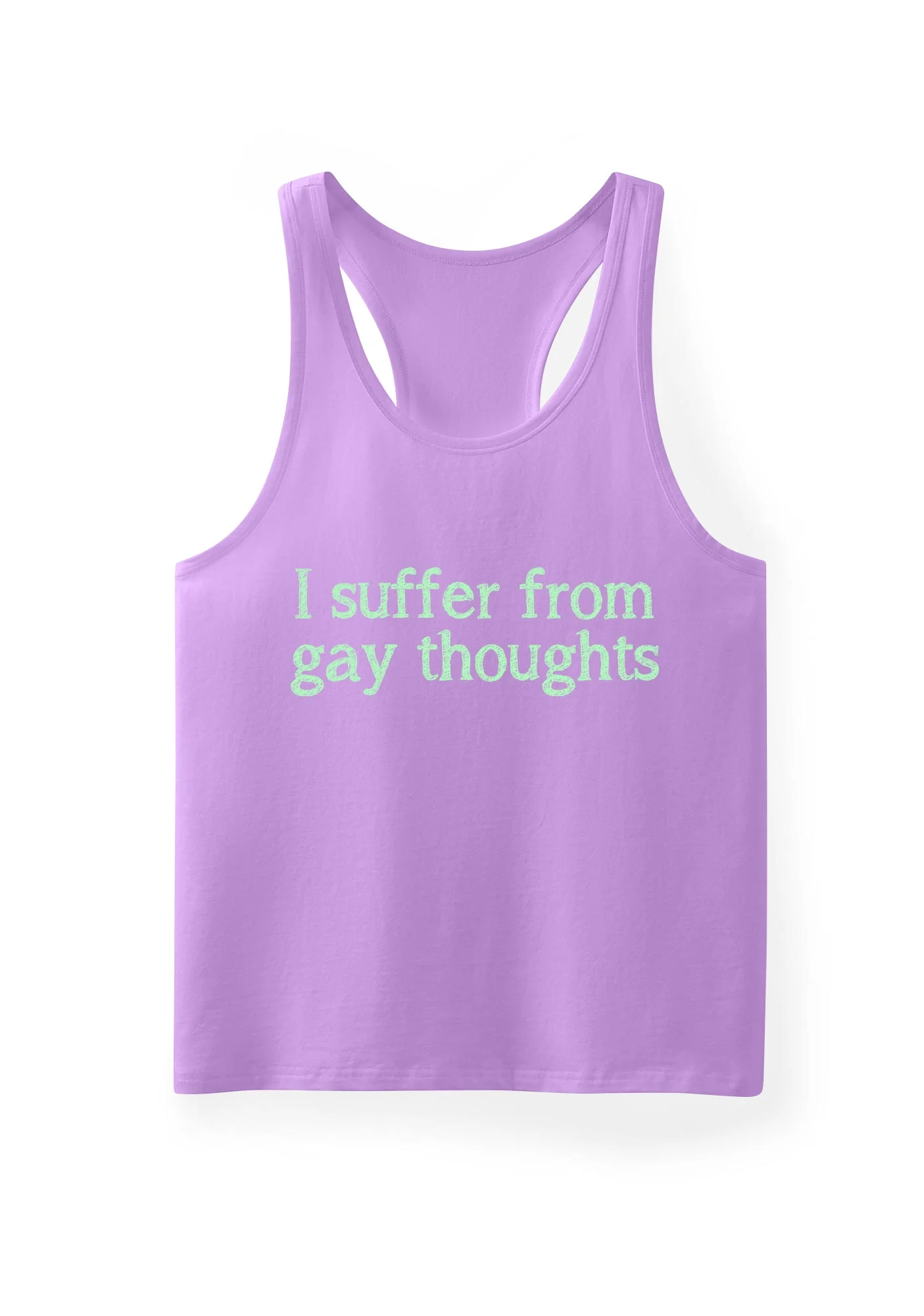 Suffer From Gay Thoughts Pride Y2K Men Racerback Tank Top Cherrykitten - Image 11