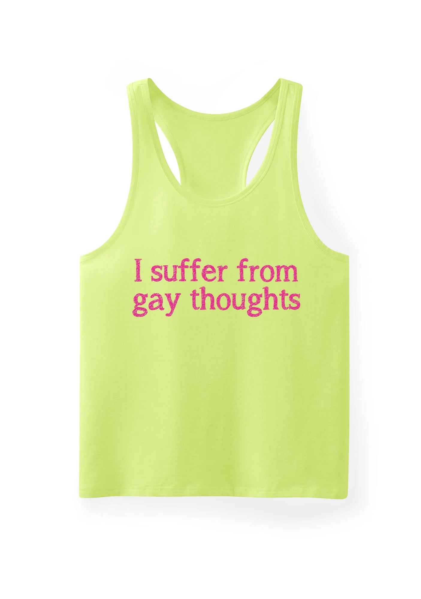 Suffer From Gay Thoughts Pride Y2K Men Racerback Tank Top Cherrykitten - Image 9