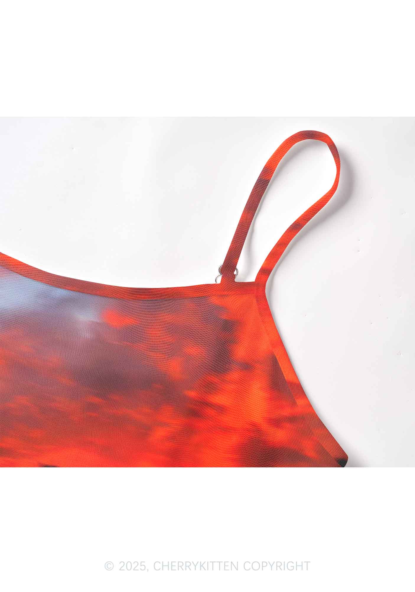 Sunset Palms Y2K Mesh Cami Tank Cherrykitten - Image 5
