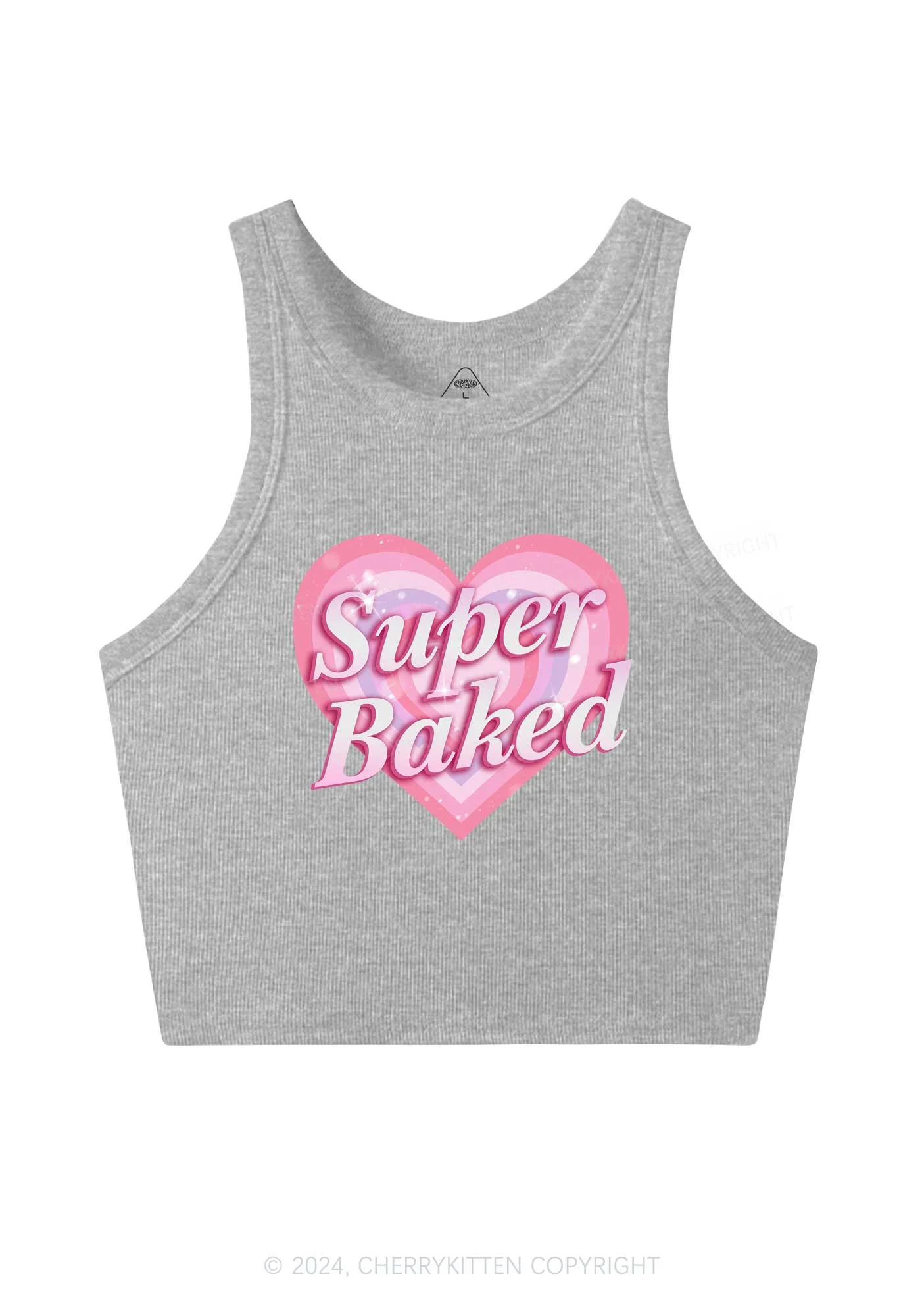 Super Baked Y2K Crop Tank Top Cherrykitten - Image 5