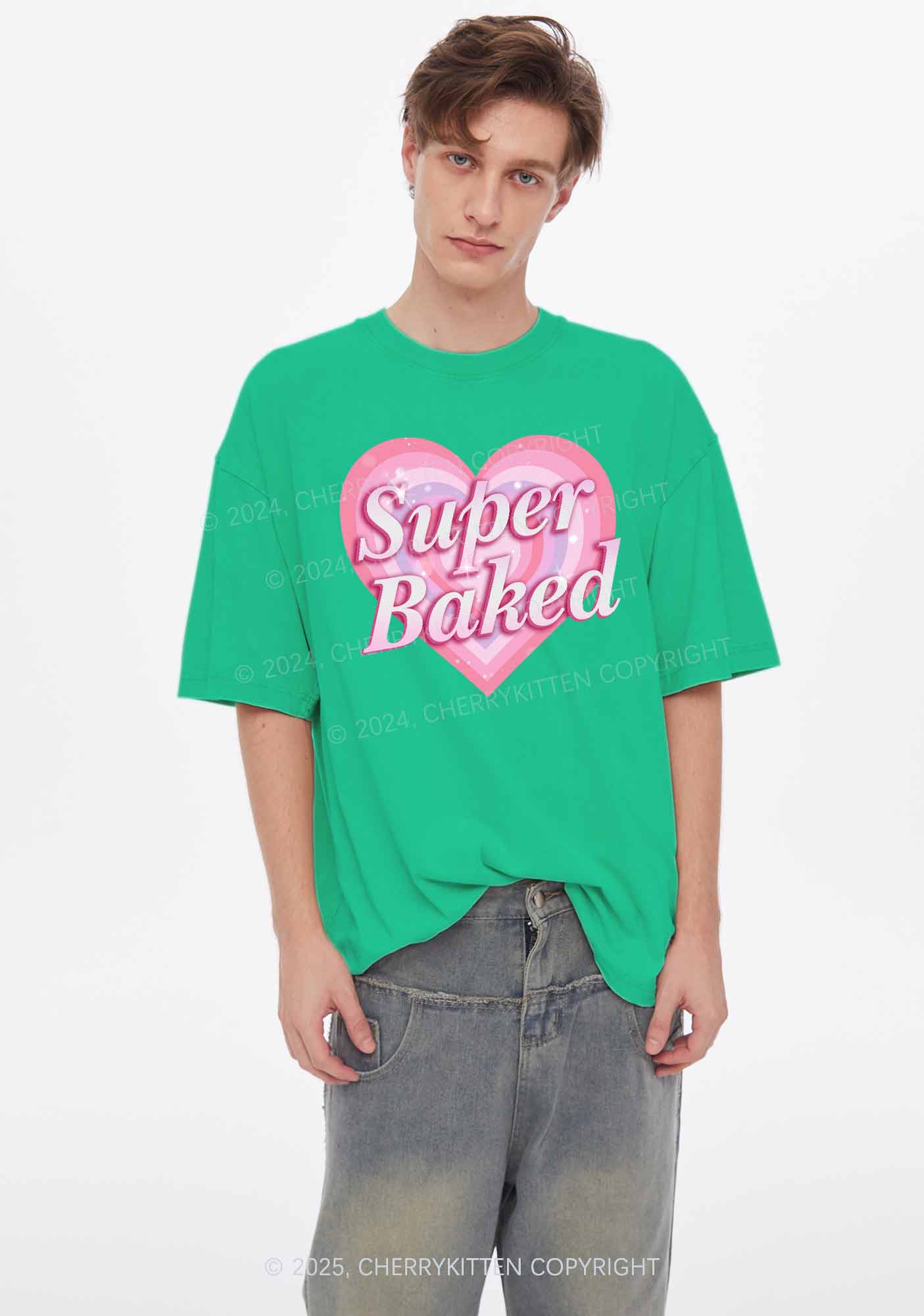 Super Baked Y2K Washed Tee Cherrykitten - Image 2