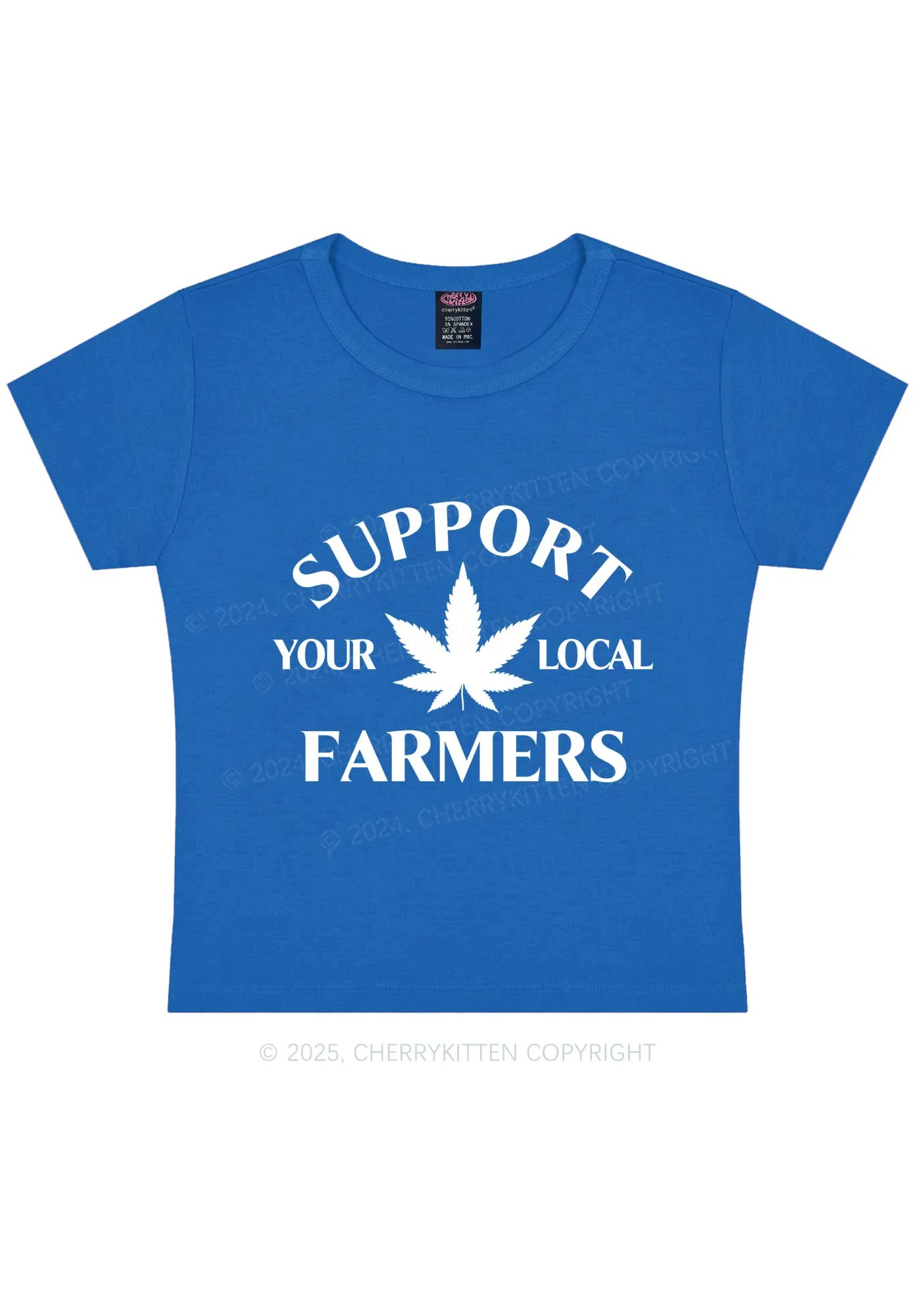 Support Your Local Farmers Y2K Baby Tee Cherrykitten - Image 11