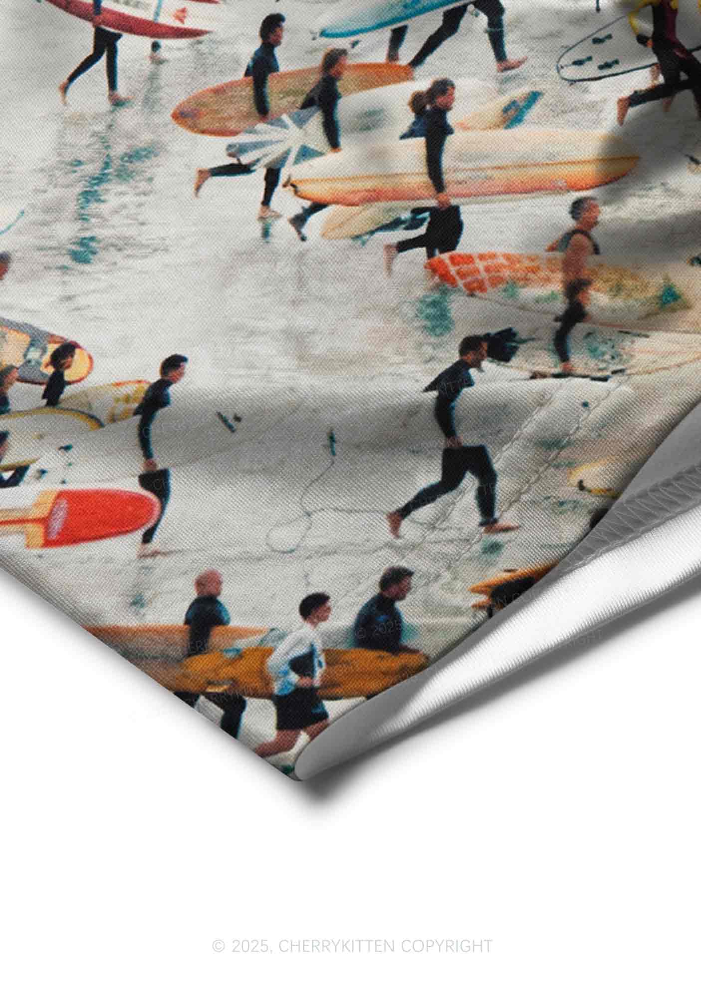 Surfing Beach Y2K Print Men Boxer Briefs Cherrykitten - Image 5