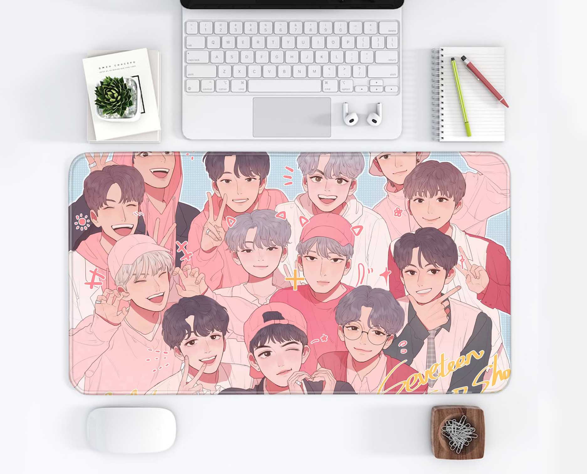 Svt Kpop Y2K Desk Mat Cherrykitten - Image 2