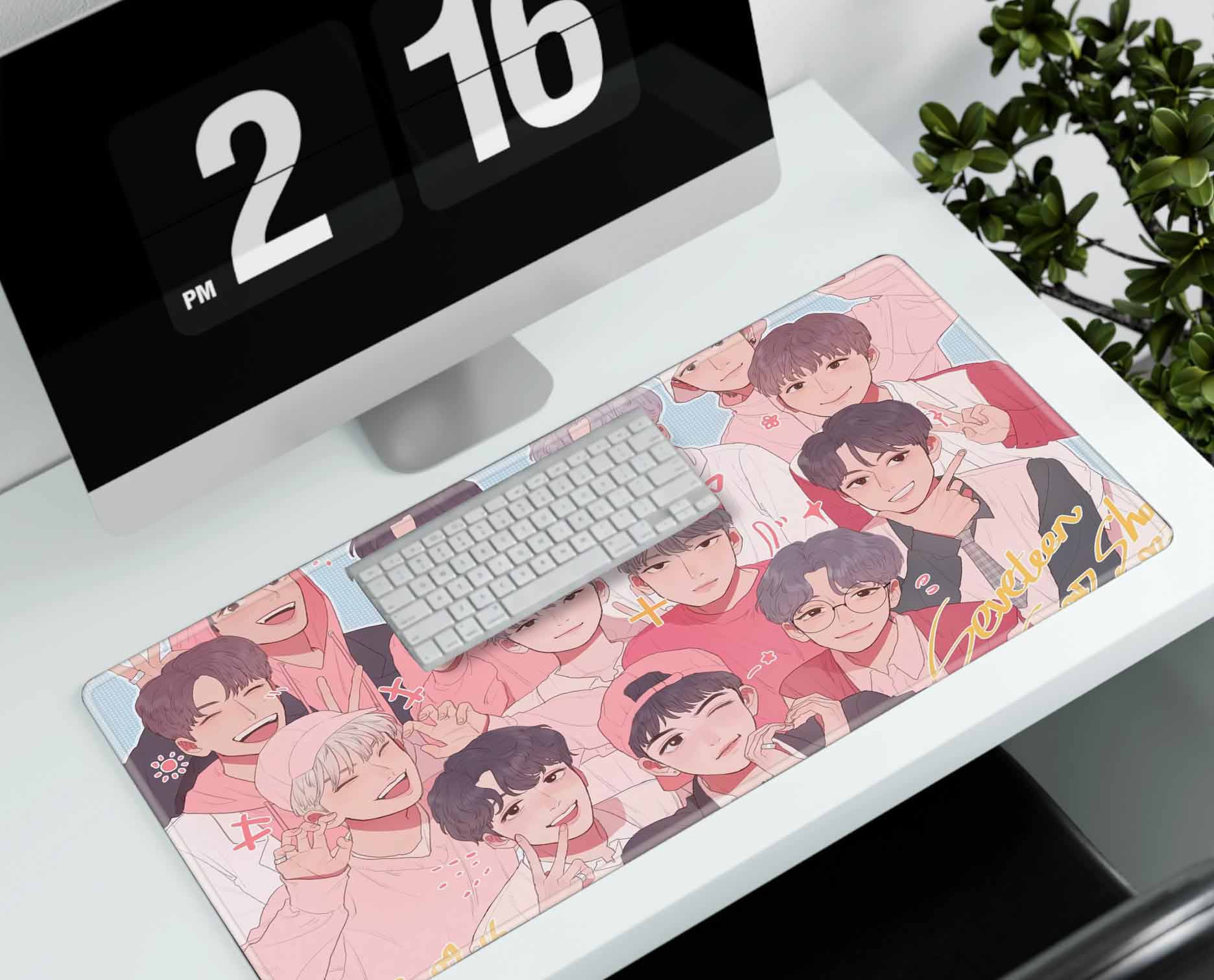 Svt Kpop Y2K Desk Mat Cherrykitten - Image 3