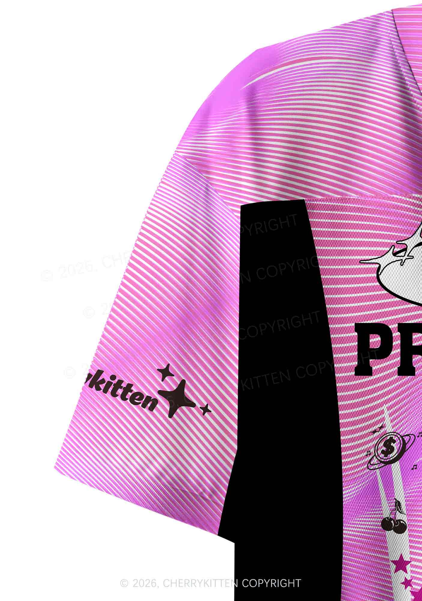 Swag Princess Y2K Crop Sport Jersey Shirts Cherrykitten - Image 5