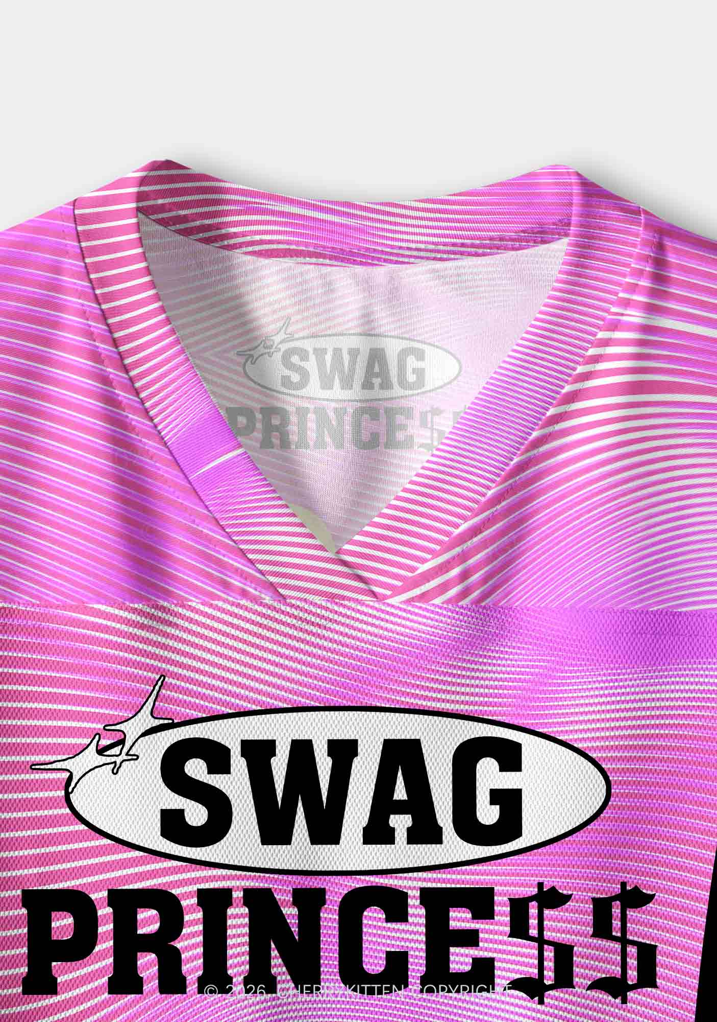 Swag Princess Y2K Crop Sport Jersey Shirts Cherrykitten - Image 6