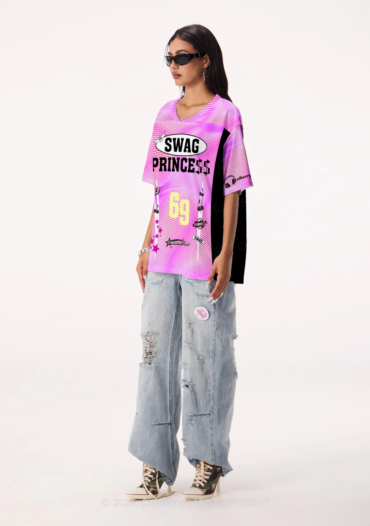Swag Princess Y2K Sport Jersey Shirts Cherrykitten - Image 2