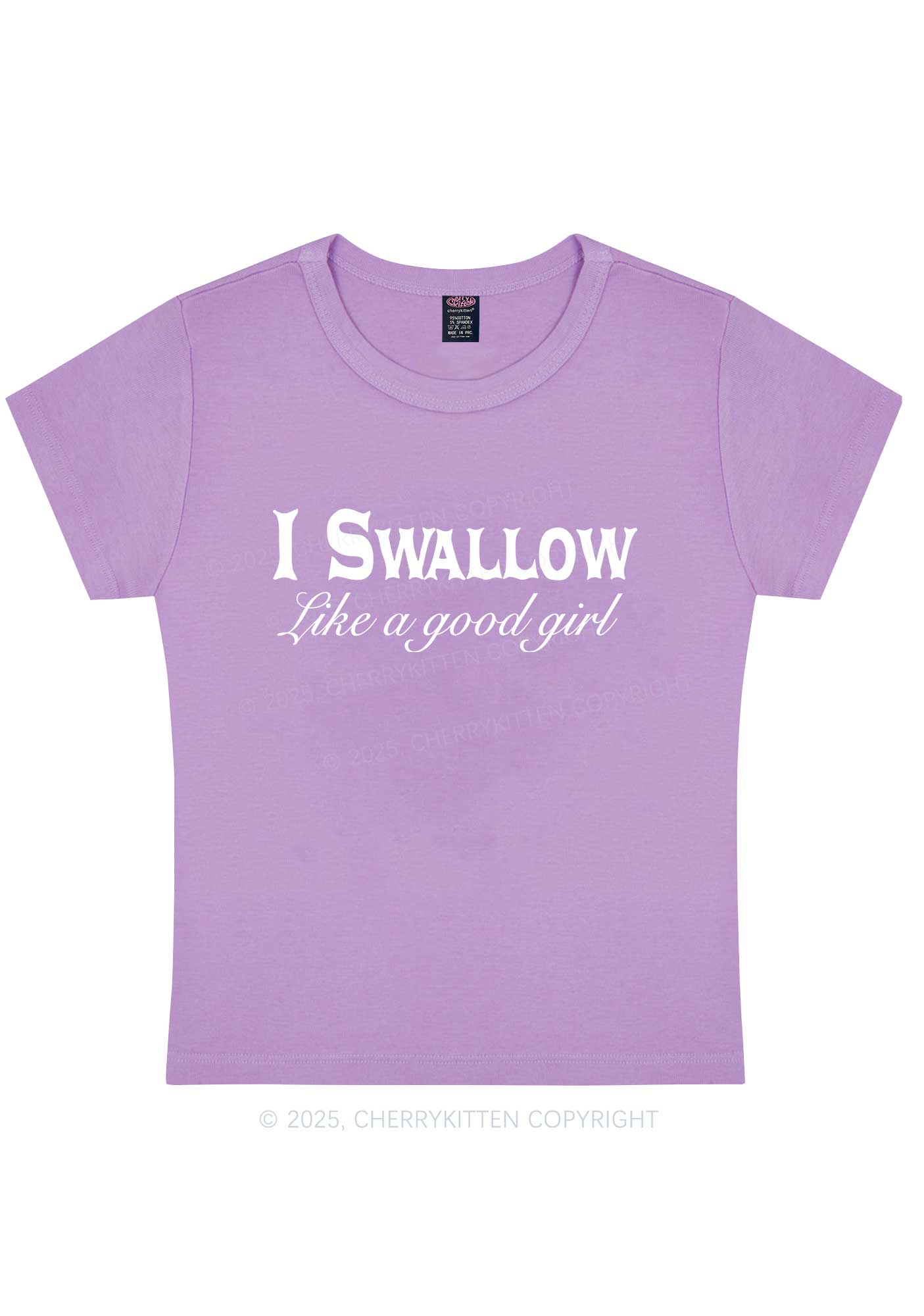 Swallow Like Good Gril Y2K Baby Tee Cherrykitten - Image 8