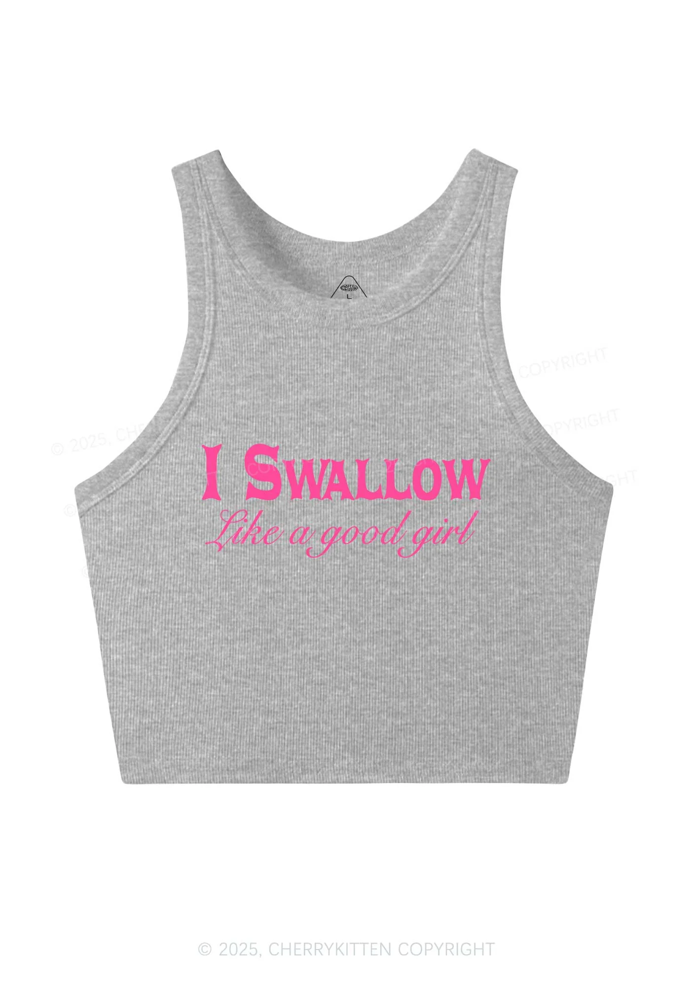 Swallow Like Good Gril Y2K Crop Tank Top Cherrykitten - Image 5