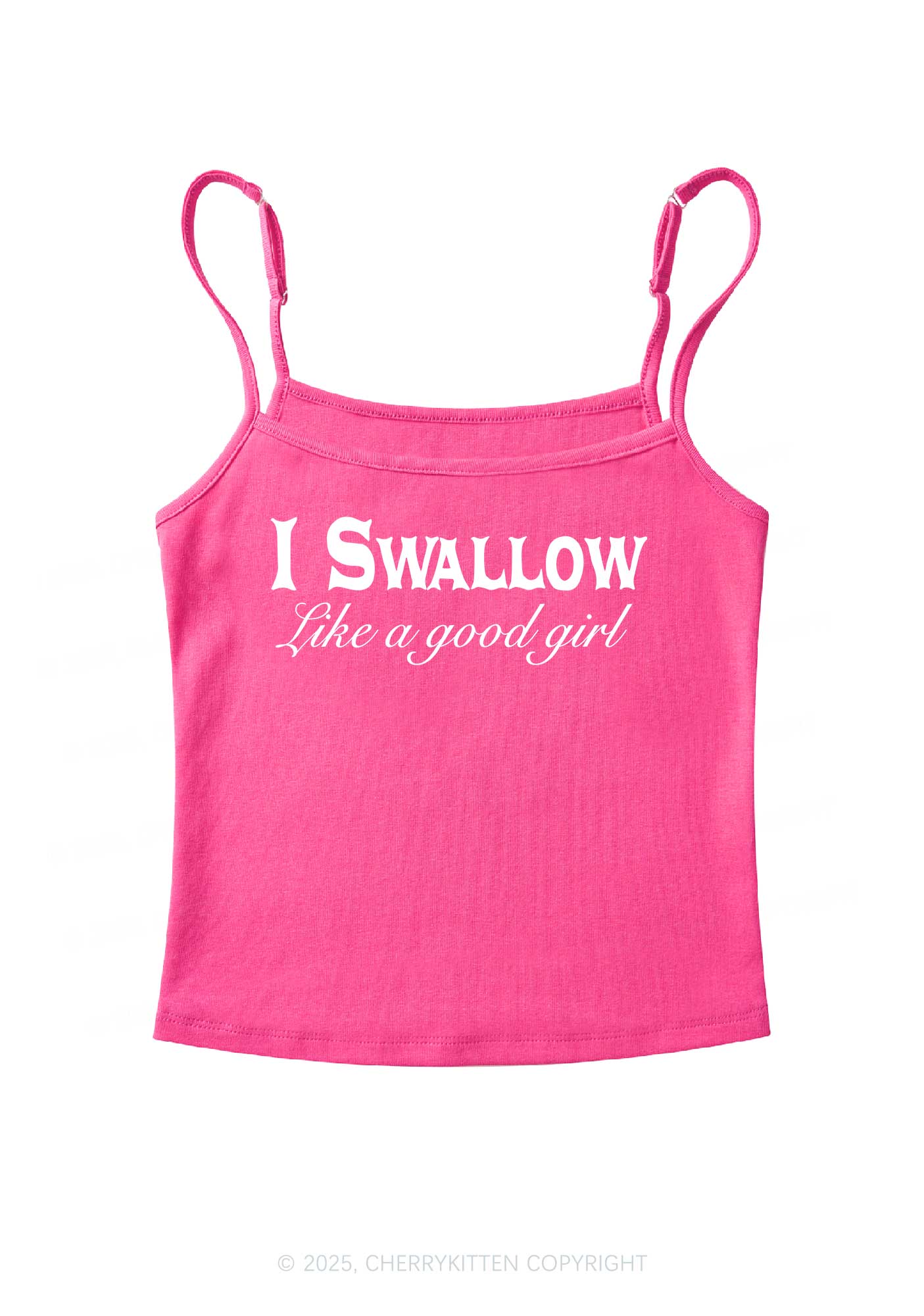 Swallow Like Good Gril Y2K Spaghetti Strap Cami Cherrykitten - Image 4